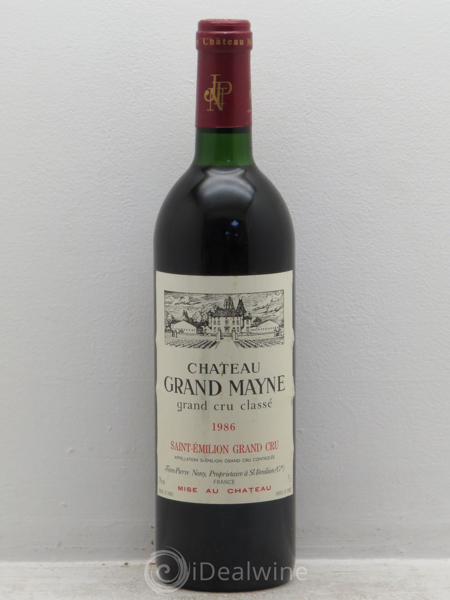 Château Grand Mayne Grand Cru Classé 1986 - Lot de 1 bouteille - 0