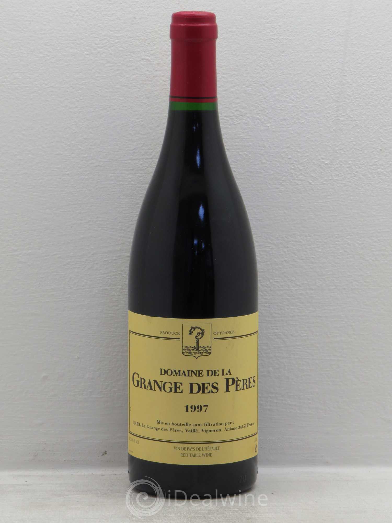 Pays d'Hérault Grange des Pères Laurent Vaillé 1997 - Lot de 1 bouteille - 0