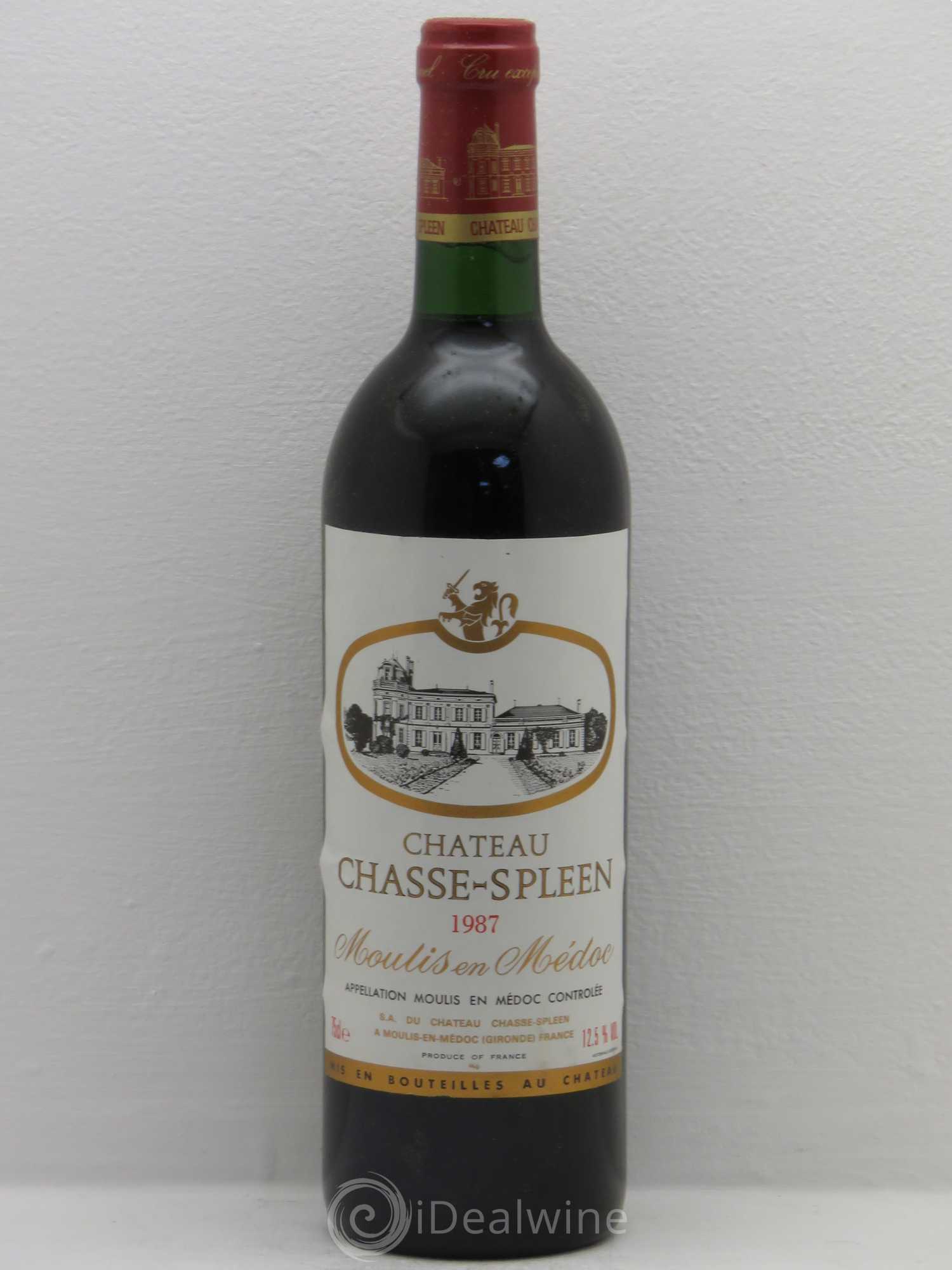 Château Chasse Spleen 1987 - Lot de 6 bouteilles - 0