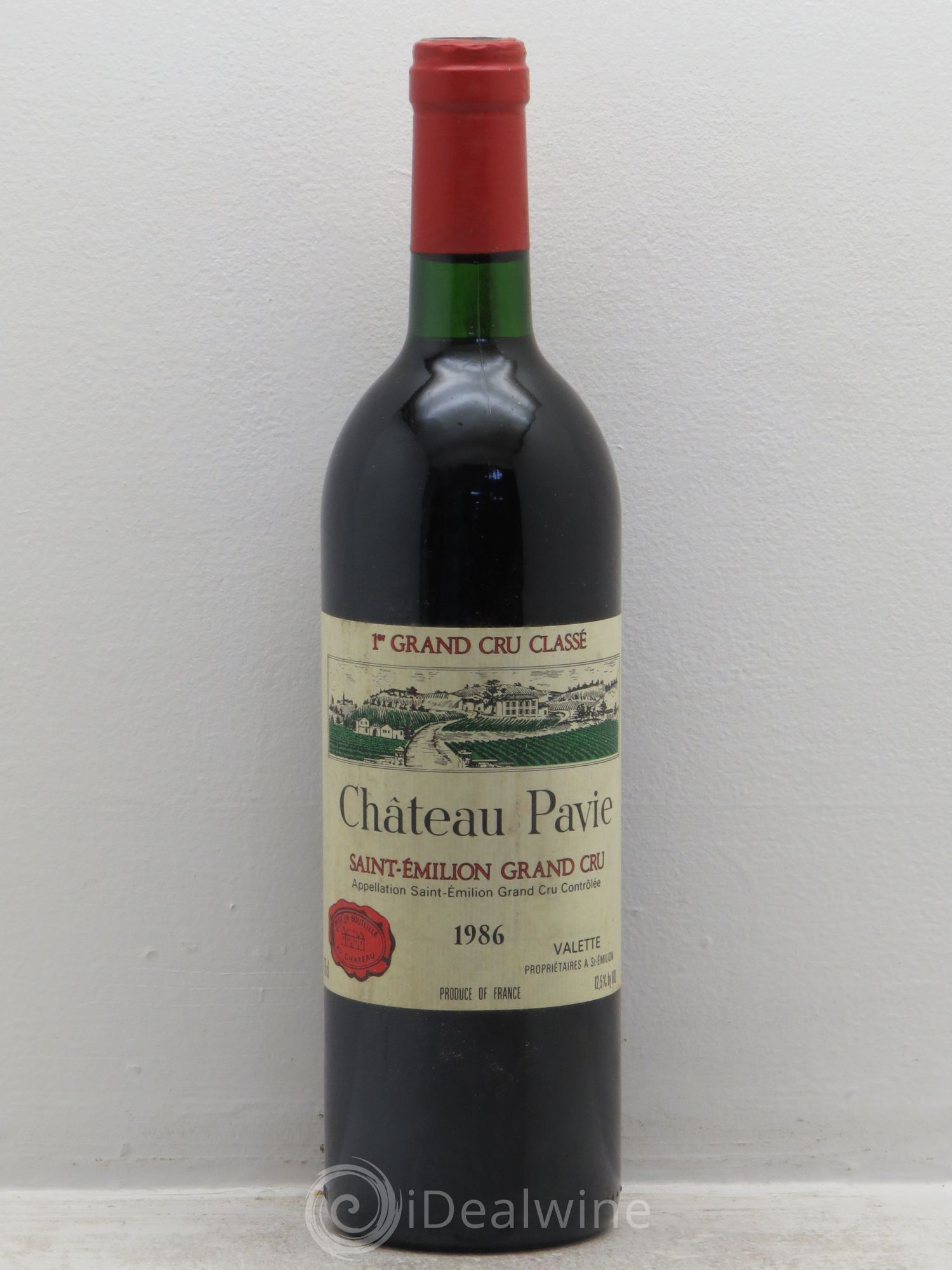 Château Pavie 1er Grand Cru Classé A 1986 - Lot de 1 bouteille - 0