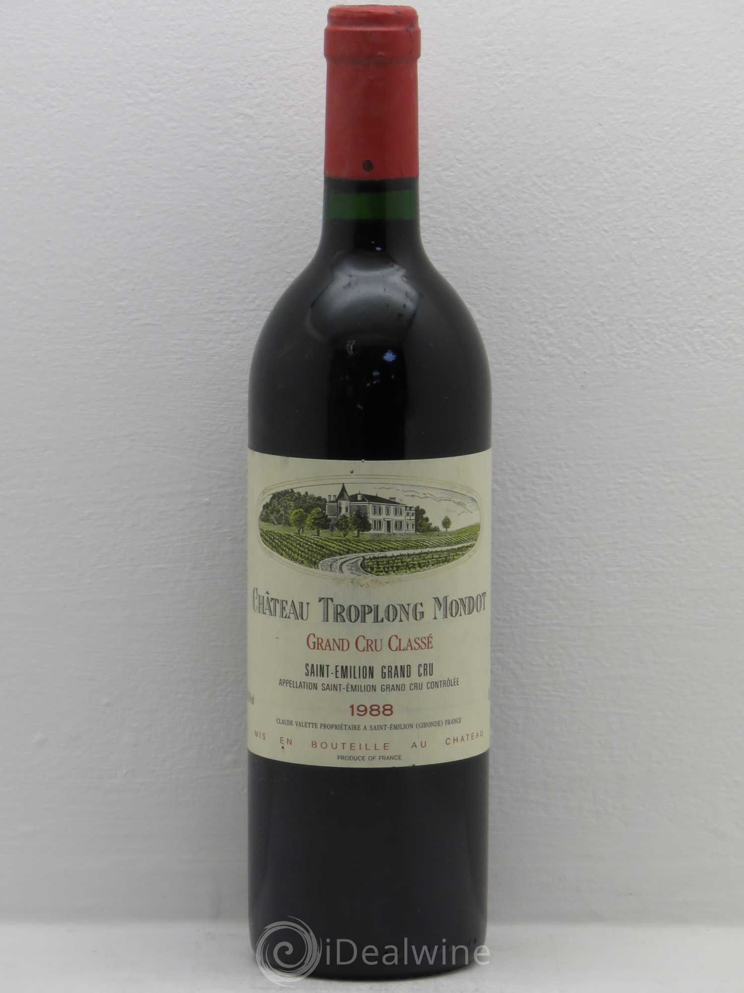 Château Troplong Mondot 1er Grand Cru Classé B 1988 - Lot de 1 bouteille - 0