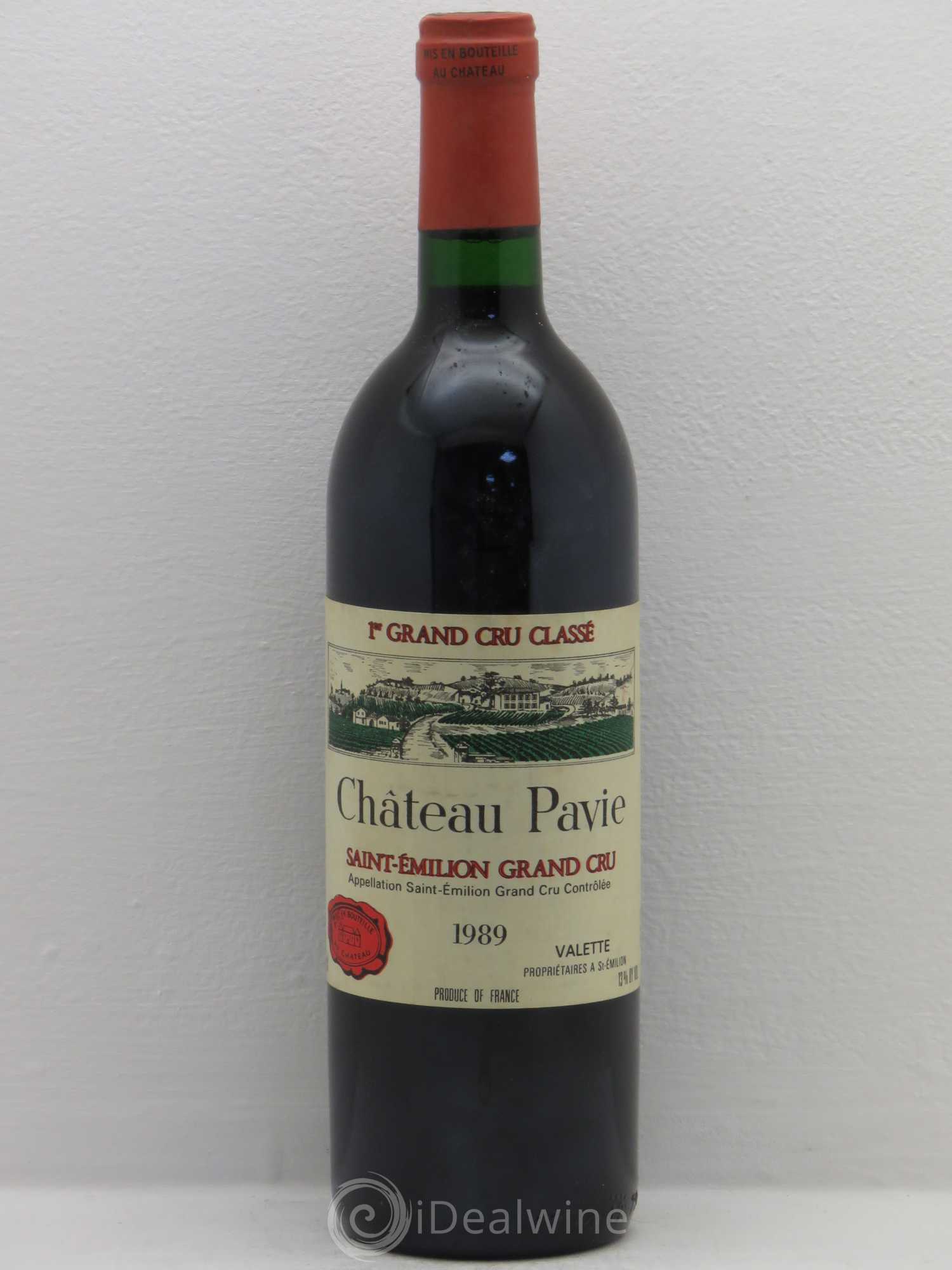 Château Pavie 1er Grand Cru Classé A 1989 - Lot de 1 bouteille - 0