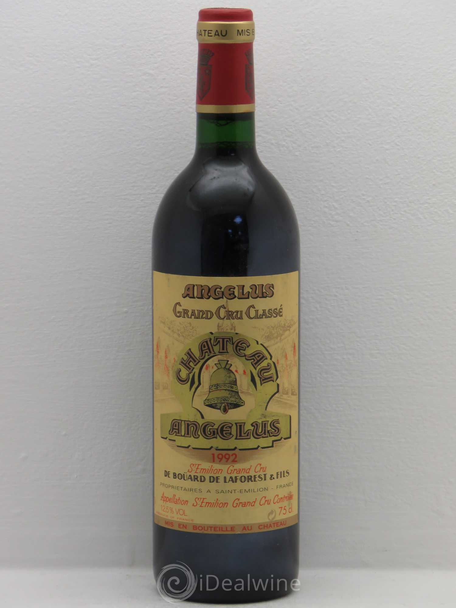 Château Angélus 1er Grand Cru Classé A 1992 - Lot de 1 bouteille - 0