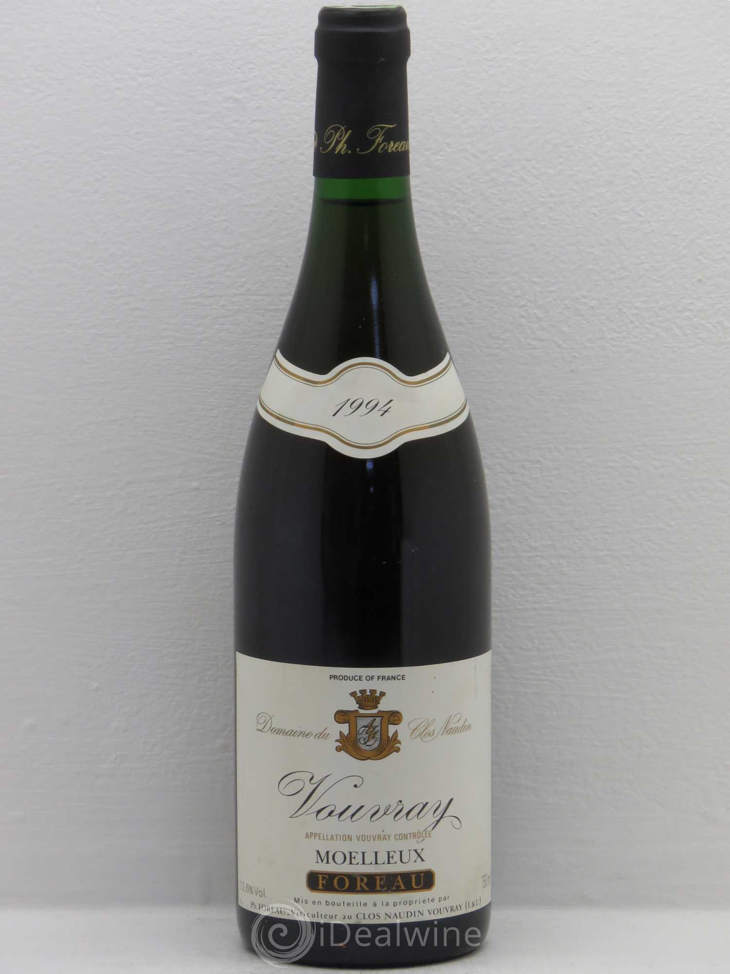 Vouvray Moelleux Clos Naudin - Philippe Foreau Moelleux 1994 - Lotto di 1 bottiglia - 0