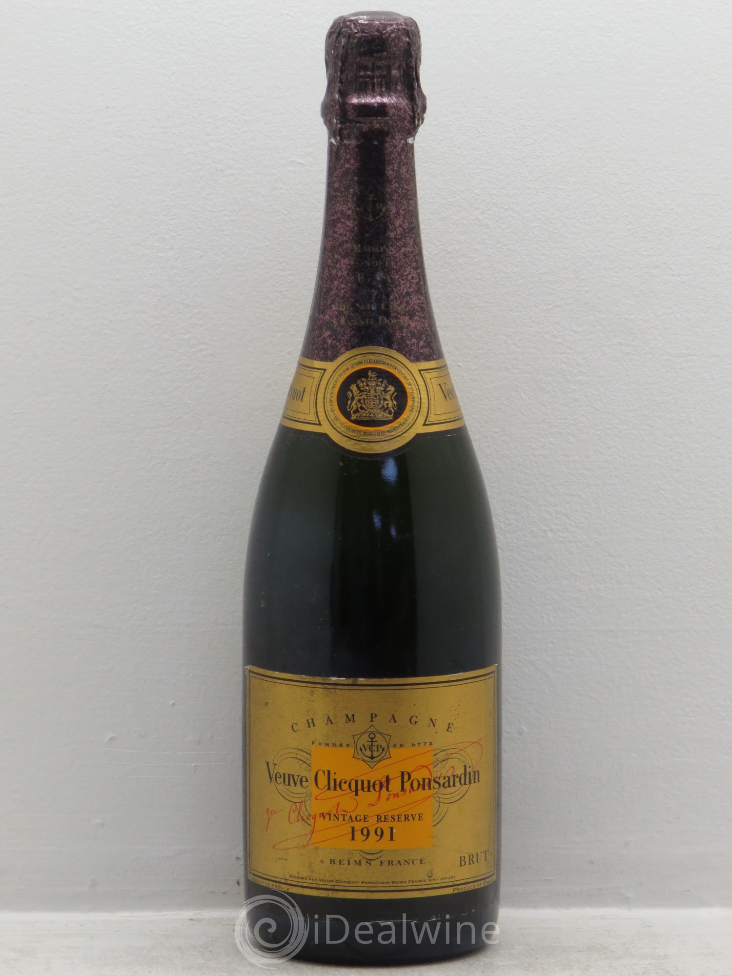 Vintage Veuve Clicquot 1991 - Lot de 1 bouteille - 0