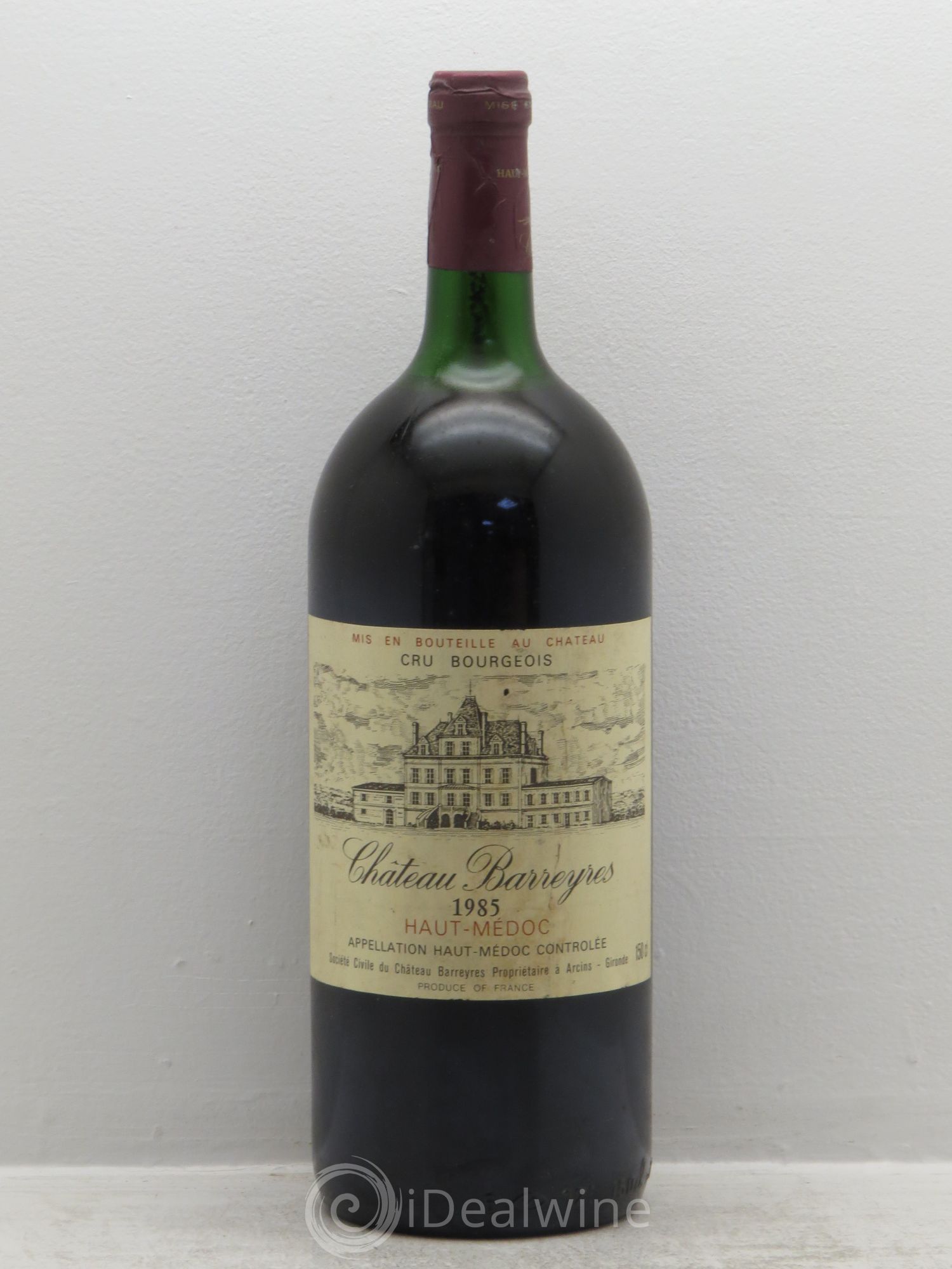 Château Barreyres Cru Bourgeois 1985 - Lot de 1 magnum - 0