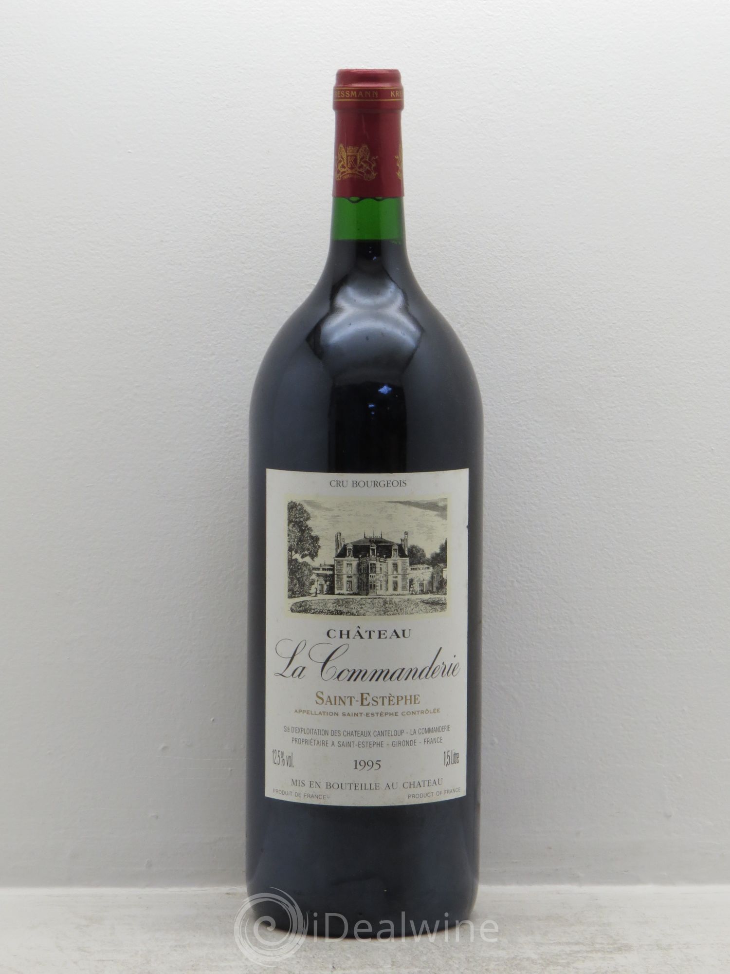 Saint-Estèphe Château La Commanderie 1995 - Lot de 1 magnum - 0