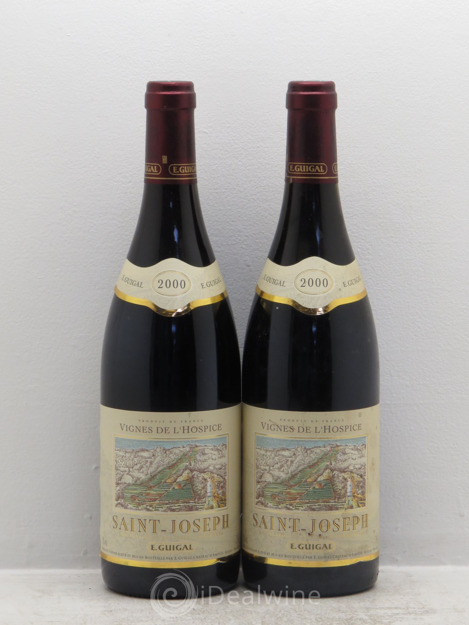 Saint-Joseph Vignes de l'Hospice Guigal 2000 - Lot de 2 bouteilles - 0