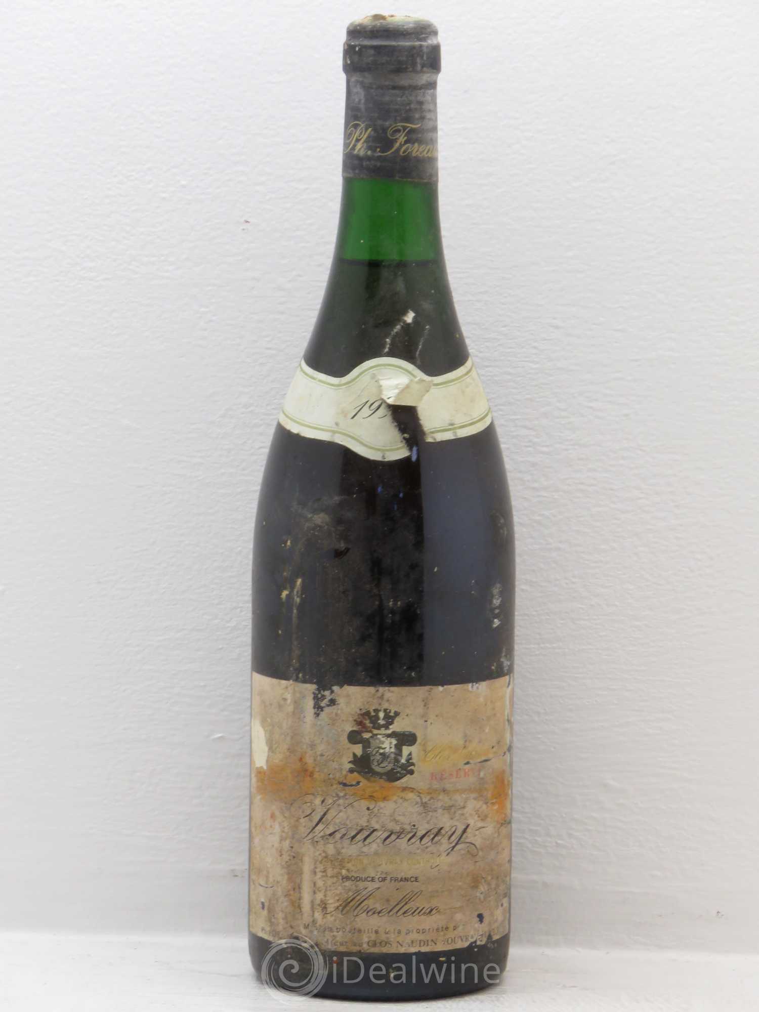 Vouvray Moelleux Réserve Clos Naudin - Philippe Foreau 1990 - Lotto di 1 bottiglia - 0