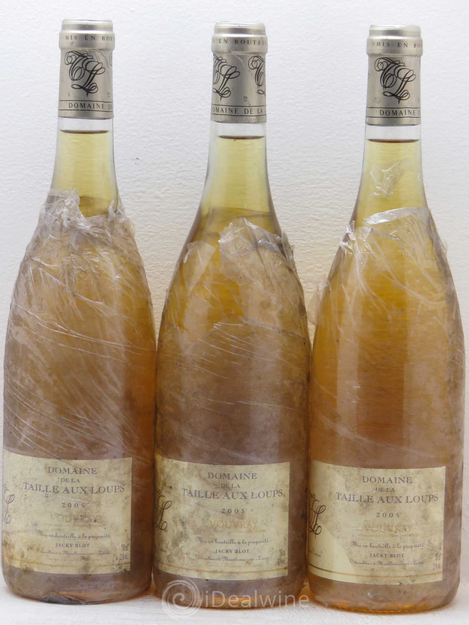 Vouvray Clos de Venise La Taille aux Loups 2005 - Lot de 3 bouteilles - 0