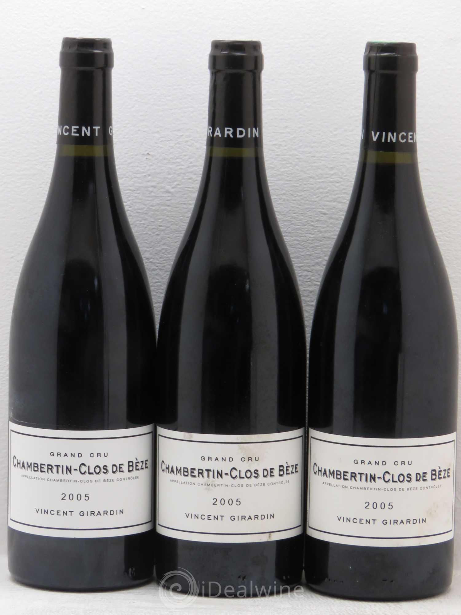 Chambertin Clos de Bèze Grand Cru V.Girardin 2005 - Lot de 3 bouteilles - 0