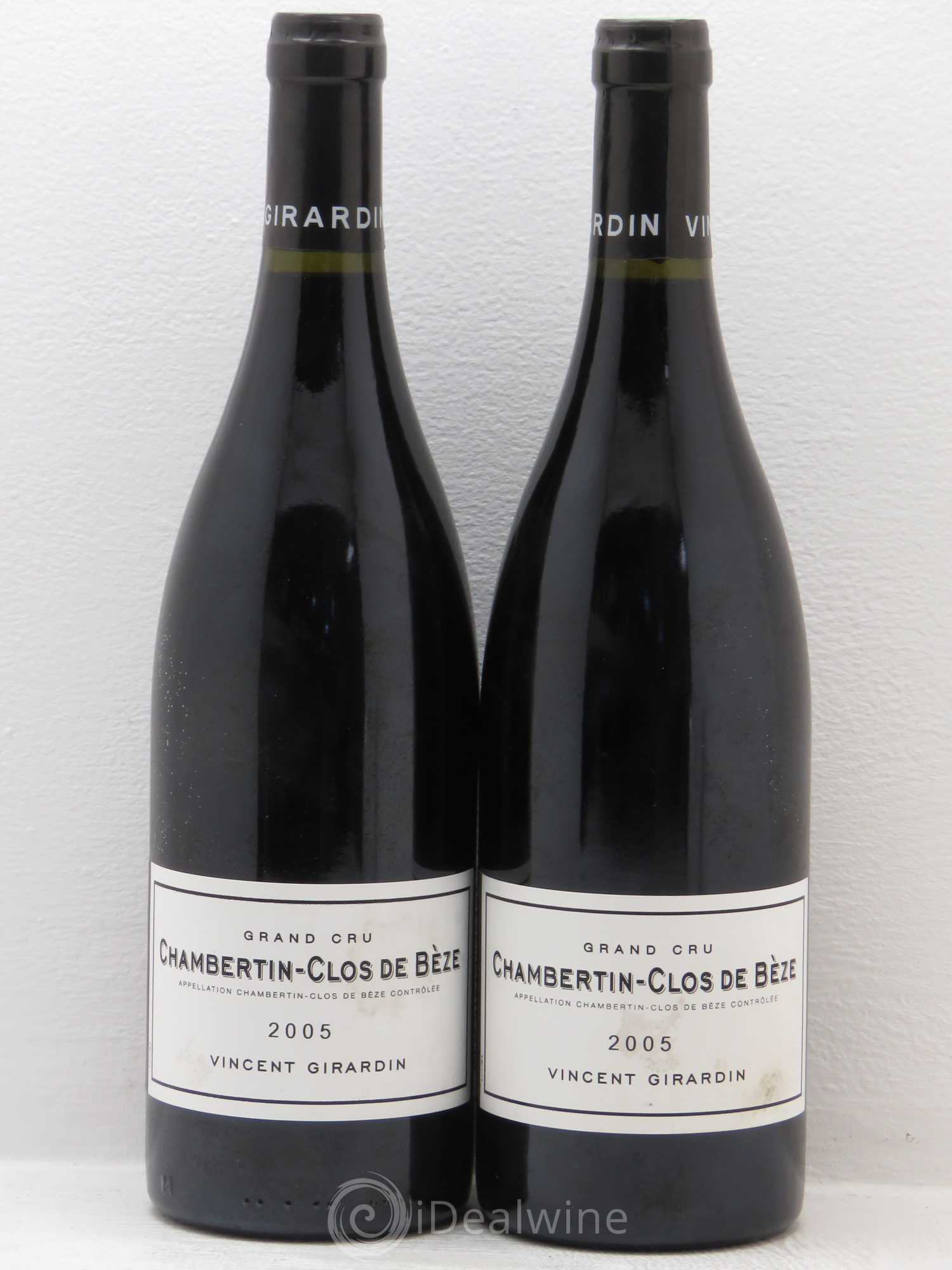 Chambertin Clos de Bèze Grand Cru V.Girardin 2005 - Lot de 2 bouteilles - 0