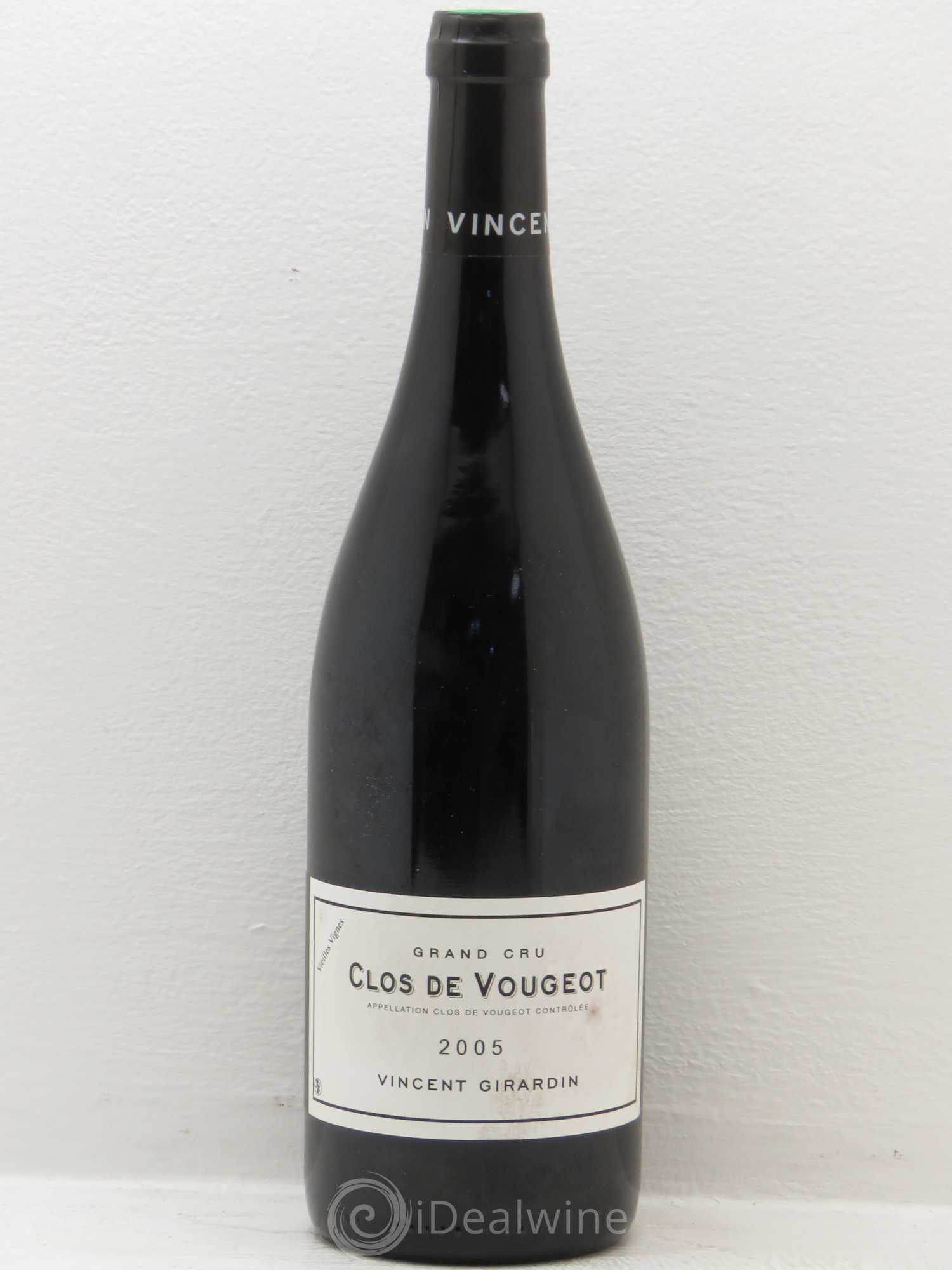 Clos de Vougeot Grand Cru Vieilles Vignes - V.Girardin 2005 - Posten von 6 Flaschen - 0