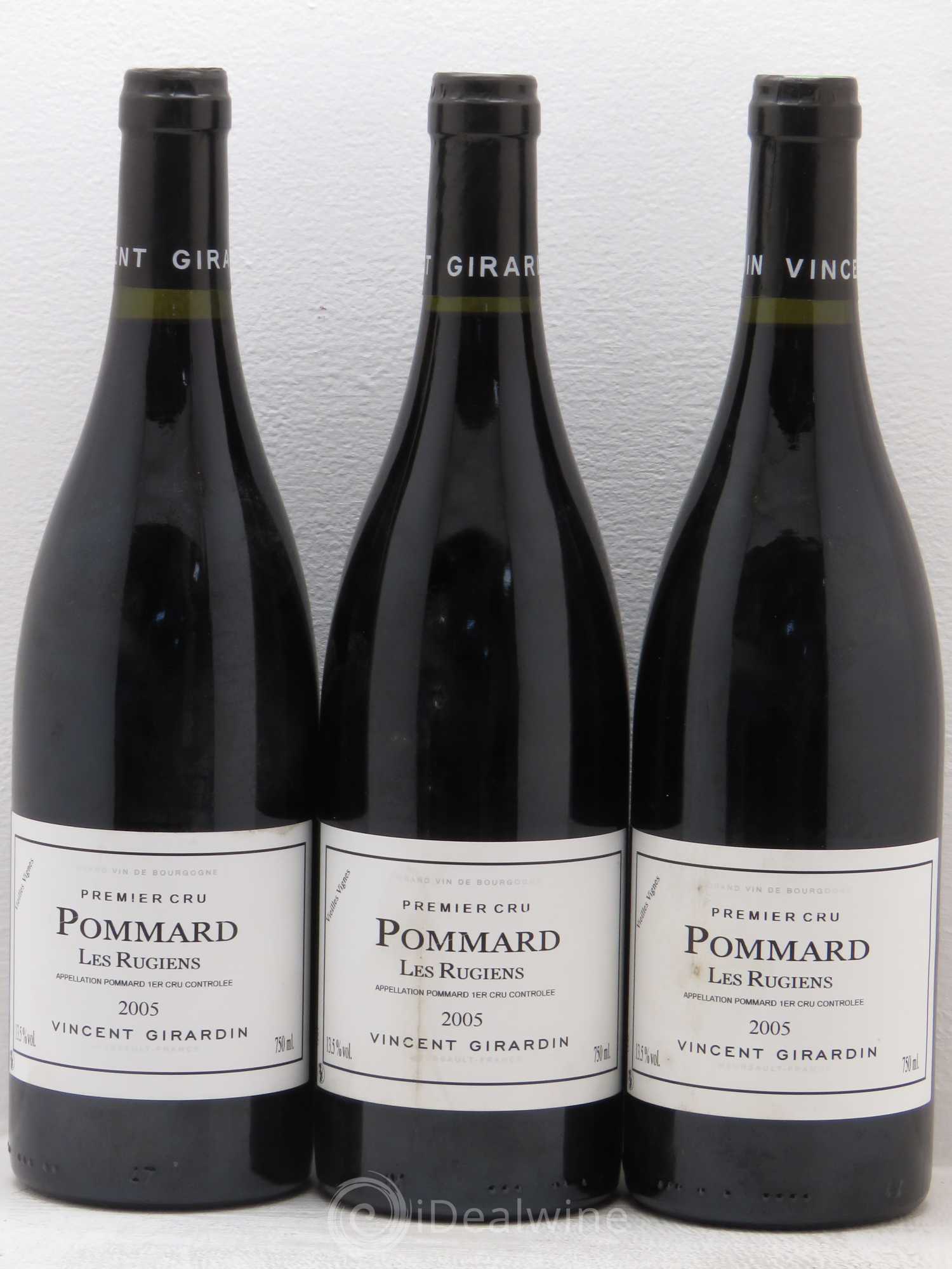 Pommard 1er Cru Vieilles Vignes V.Girardin 2005 - Posten von 3 Flaschen - 0