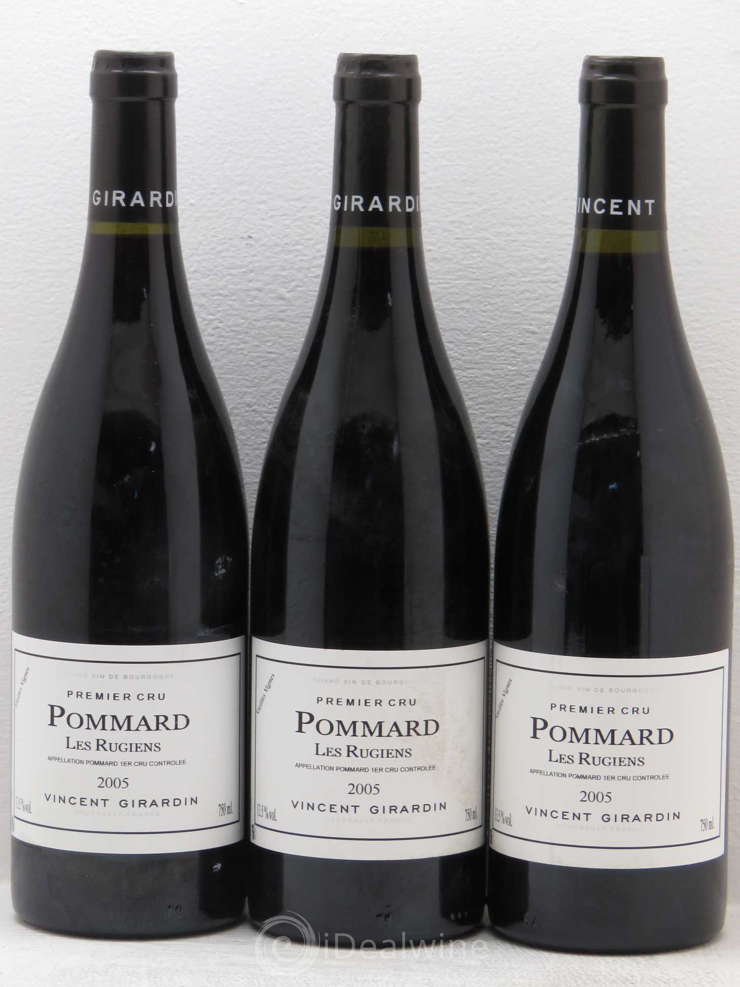 Pommard 1er Cru Vieilles Vignes V.Girardin 2005 - Posten von 3 Flaschen - 0