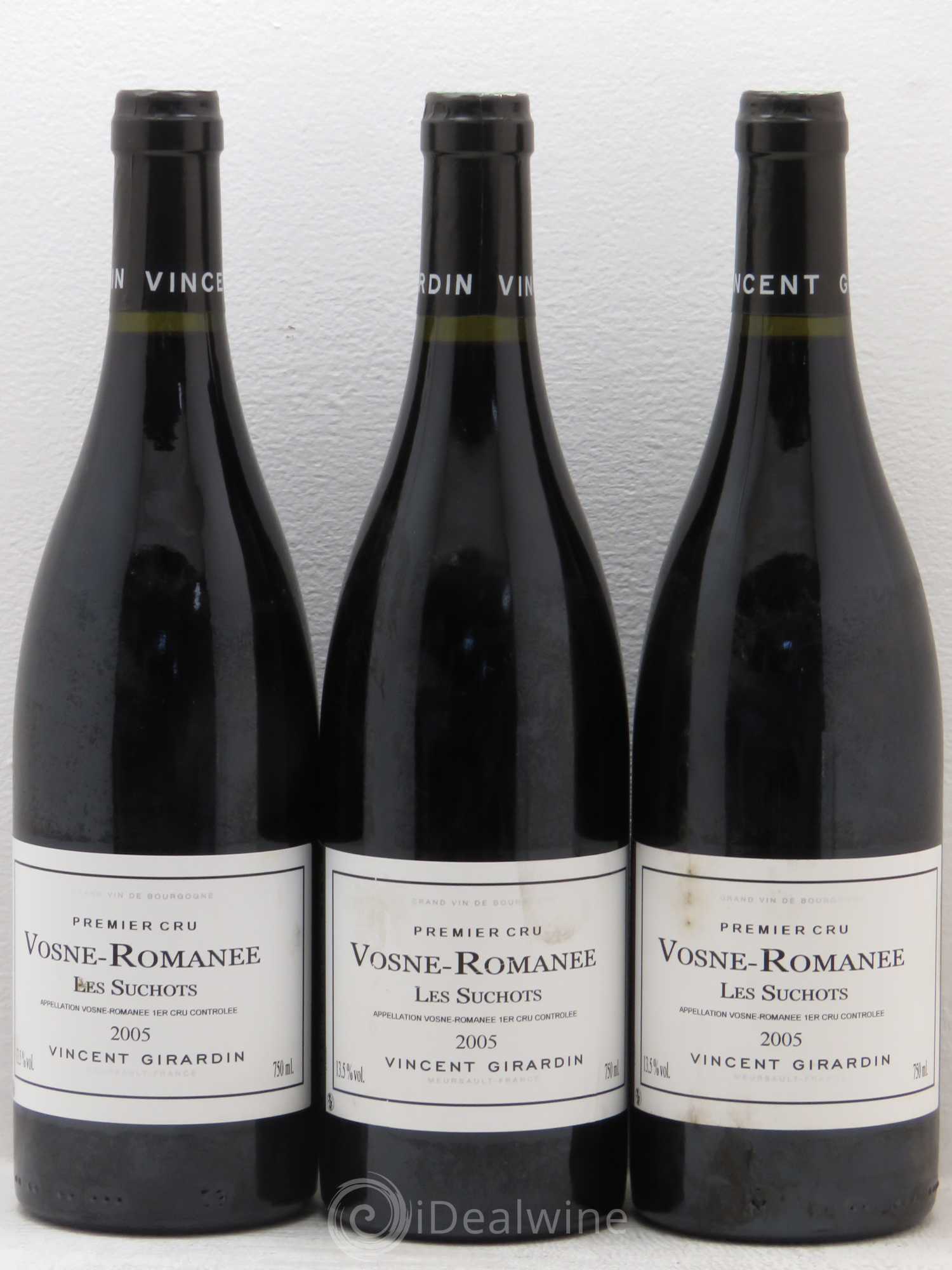 Vosne-Romanée 1er Cru V.Girardin 2005 - Lot de 3 bouteilles - 0