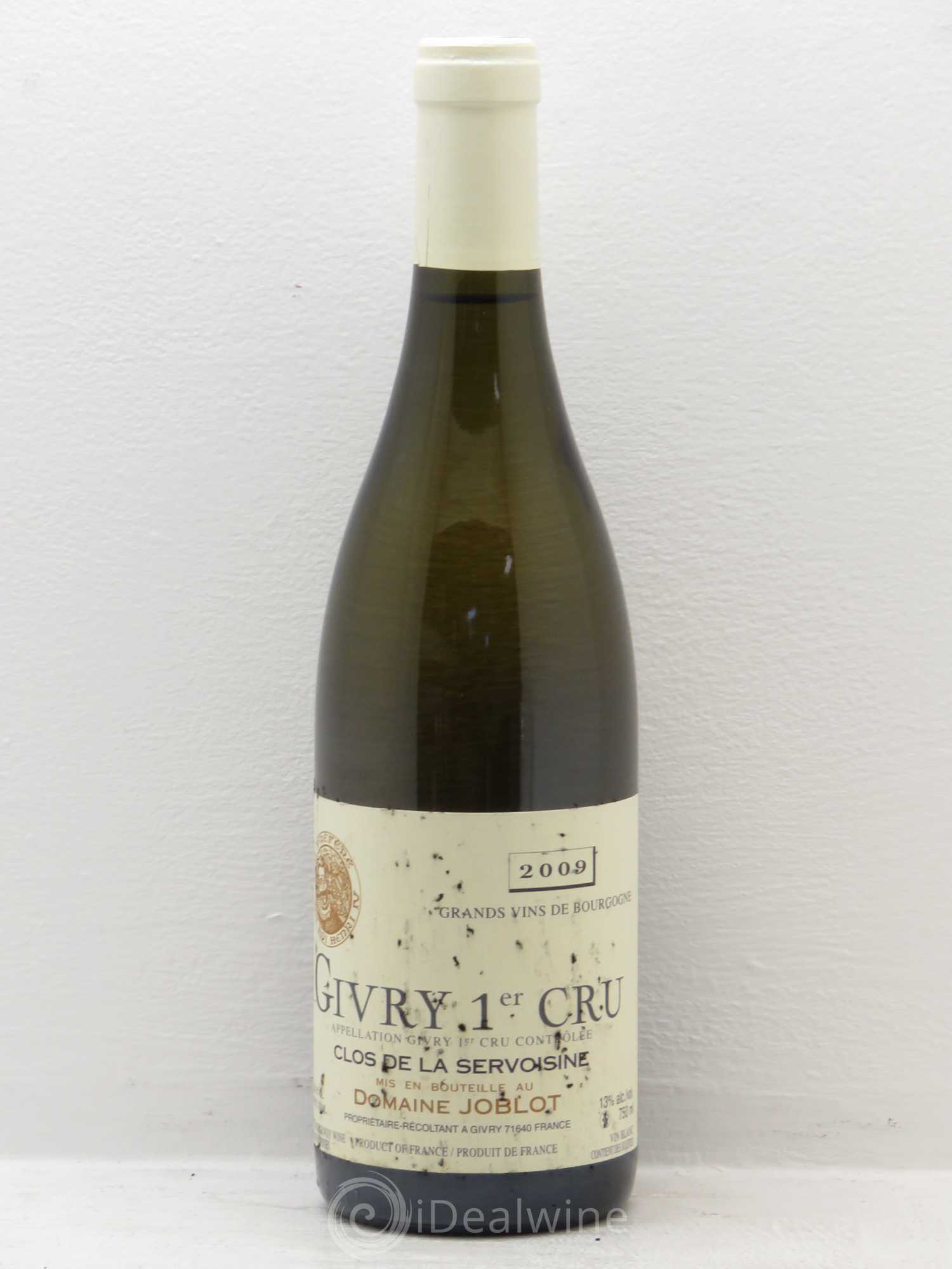 Givry 1er Cru Servoisine Joblot (Domaine) 2009 - Lot de 6 bouteilles - 0