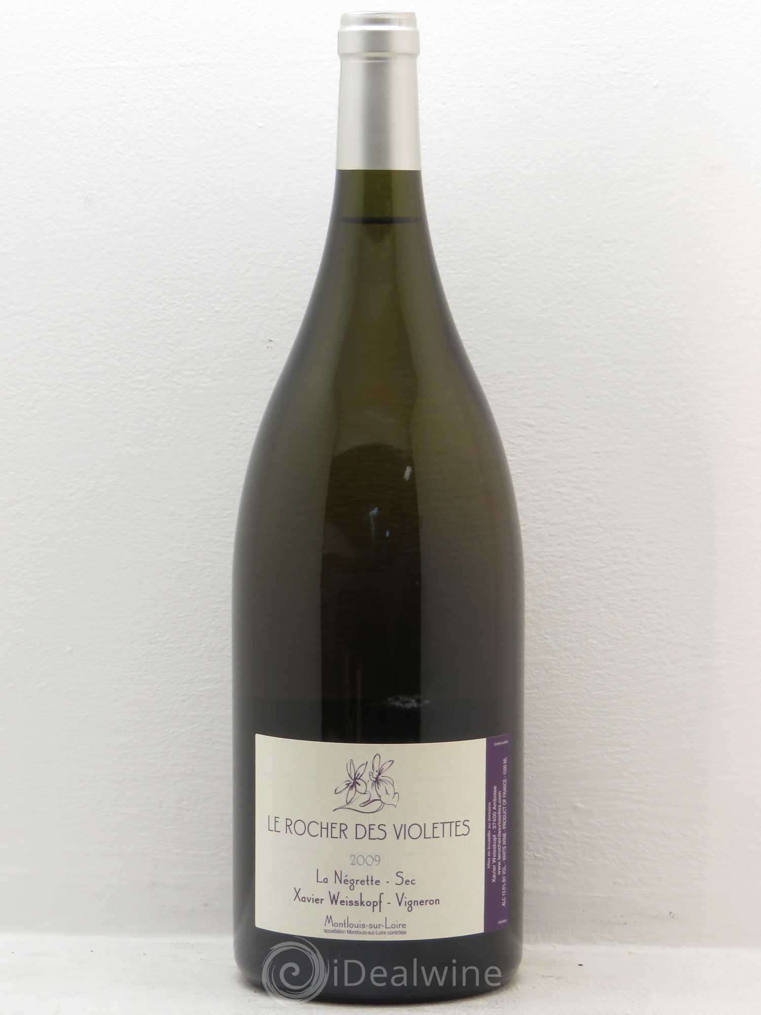 Montlouis-sur-Loire Le Grand Clos (anciennement La Négrette) Le Rocher des Violettes 2009 - Lot de 1 magnum - 0