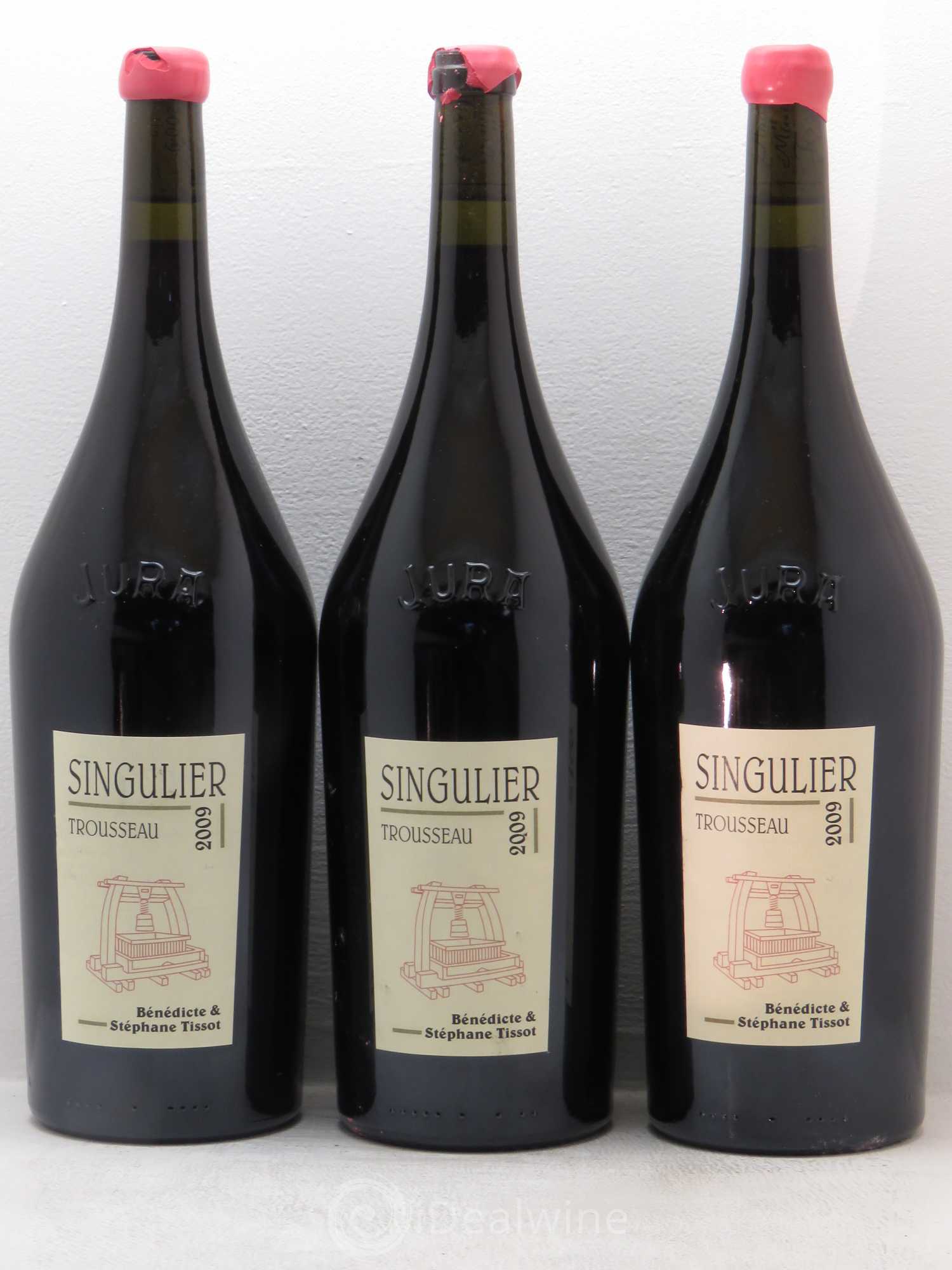 Arbois Trousseau Singulier Bénédicte et Stéphane Tissot 2009 - Lot de 3 magnums - 0