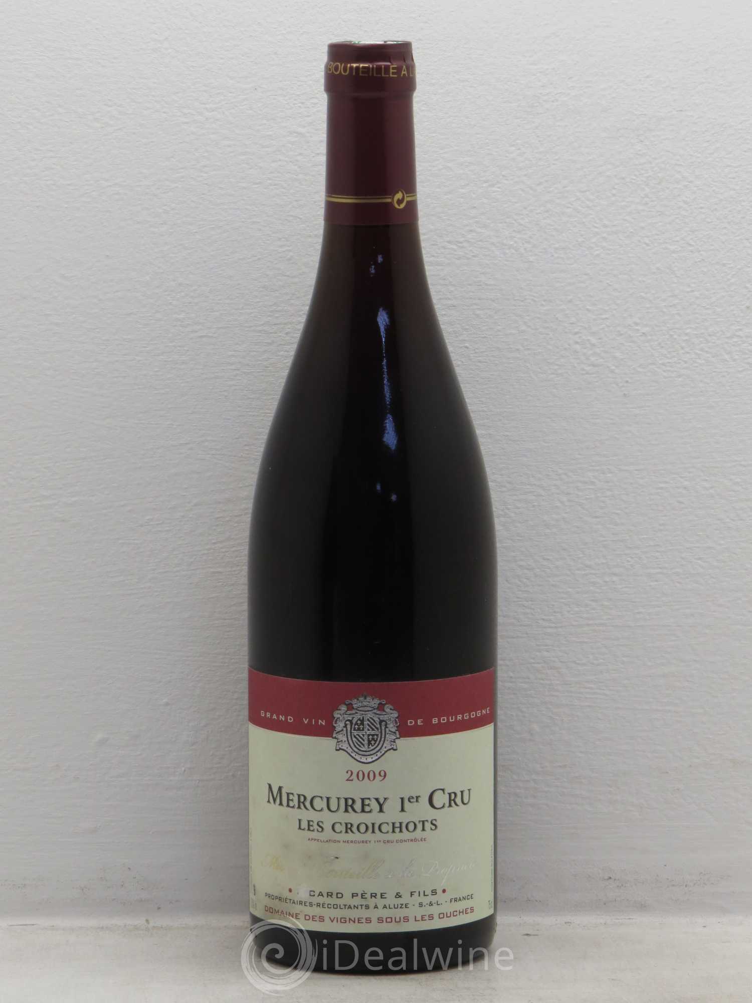 Mercurey 1er Cru Domaine Picard & Fils 2009 - Posten von 6 Flaschen - 0