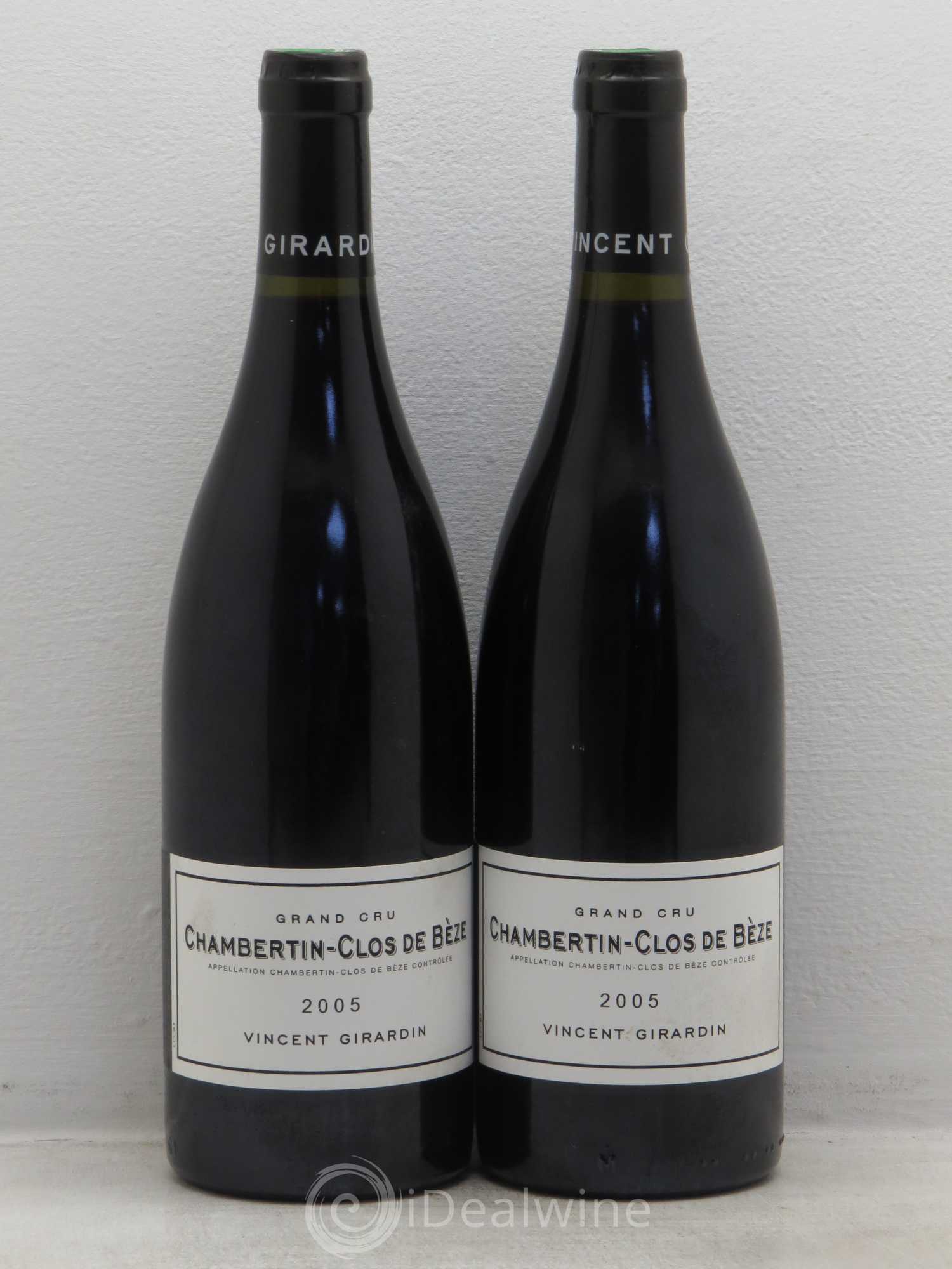 Chambertin Clos de Bèze Grand Cru Vincent Girardin 2005 - Lot de 2 bouteilles - 0