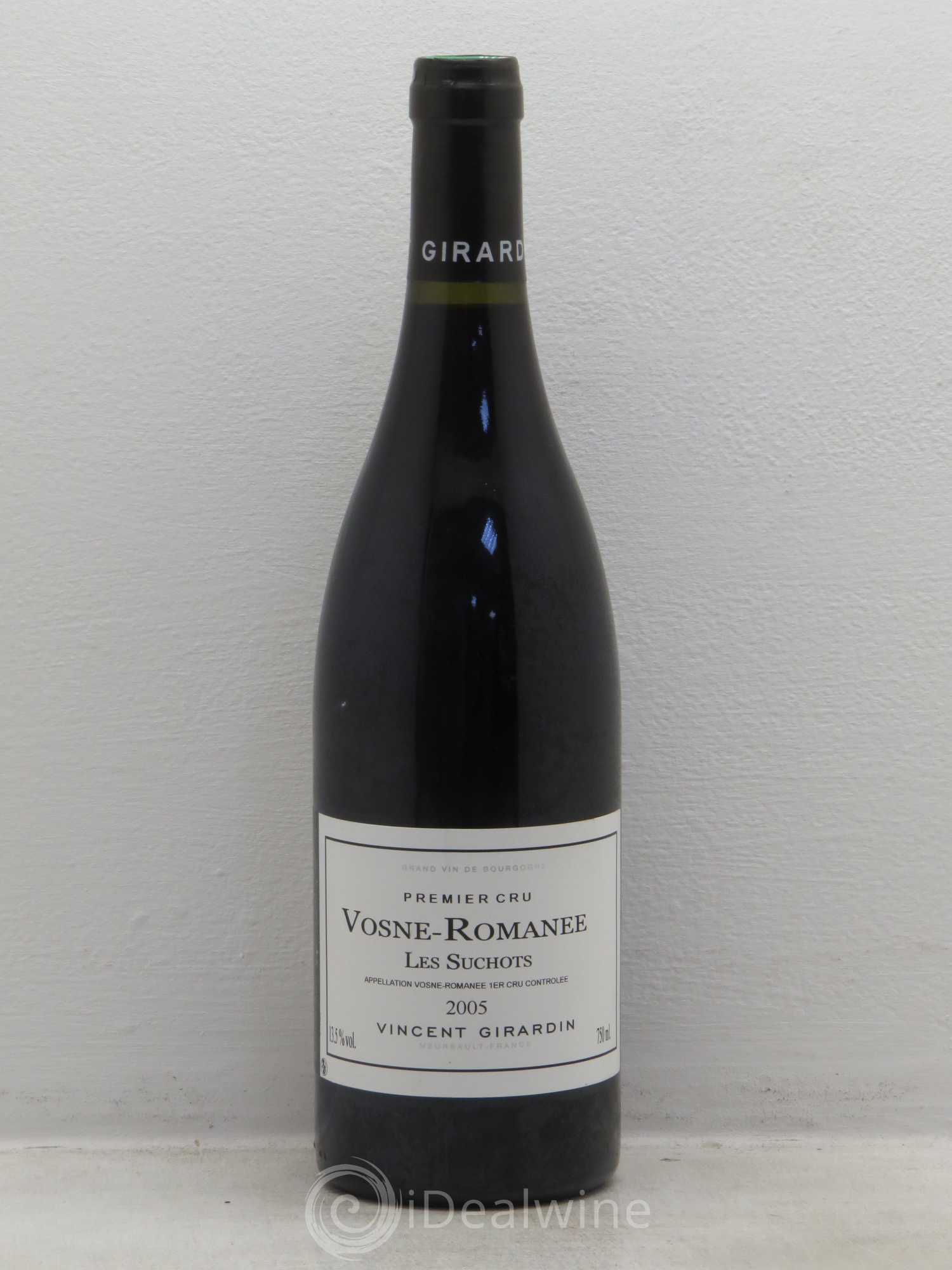 Vosne-Romanée 1er Cru Vincent Girardin 2005 - Lot de 1 bouteille - 0