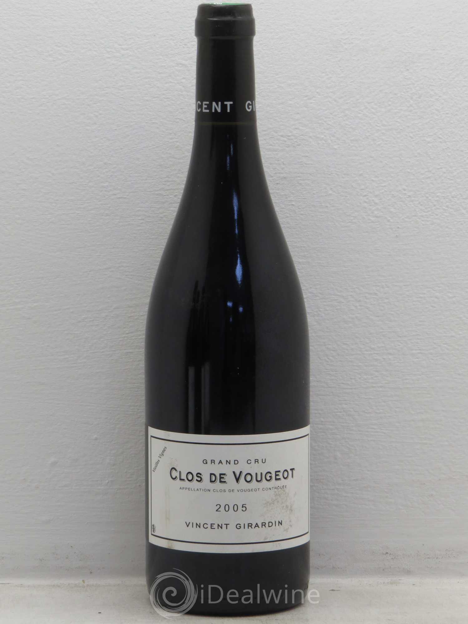 Clos de Vougeot Grand Cru Vieilles Vignes Vincent Girardin 2005 - Lot de 6 bouteilles - 0