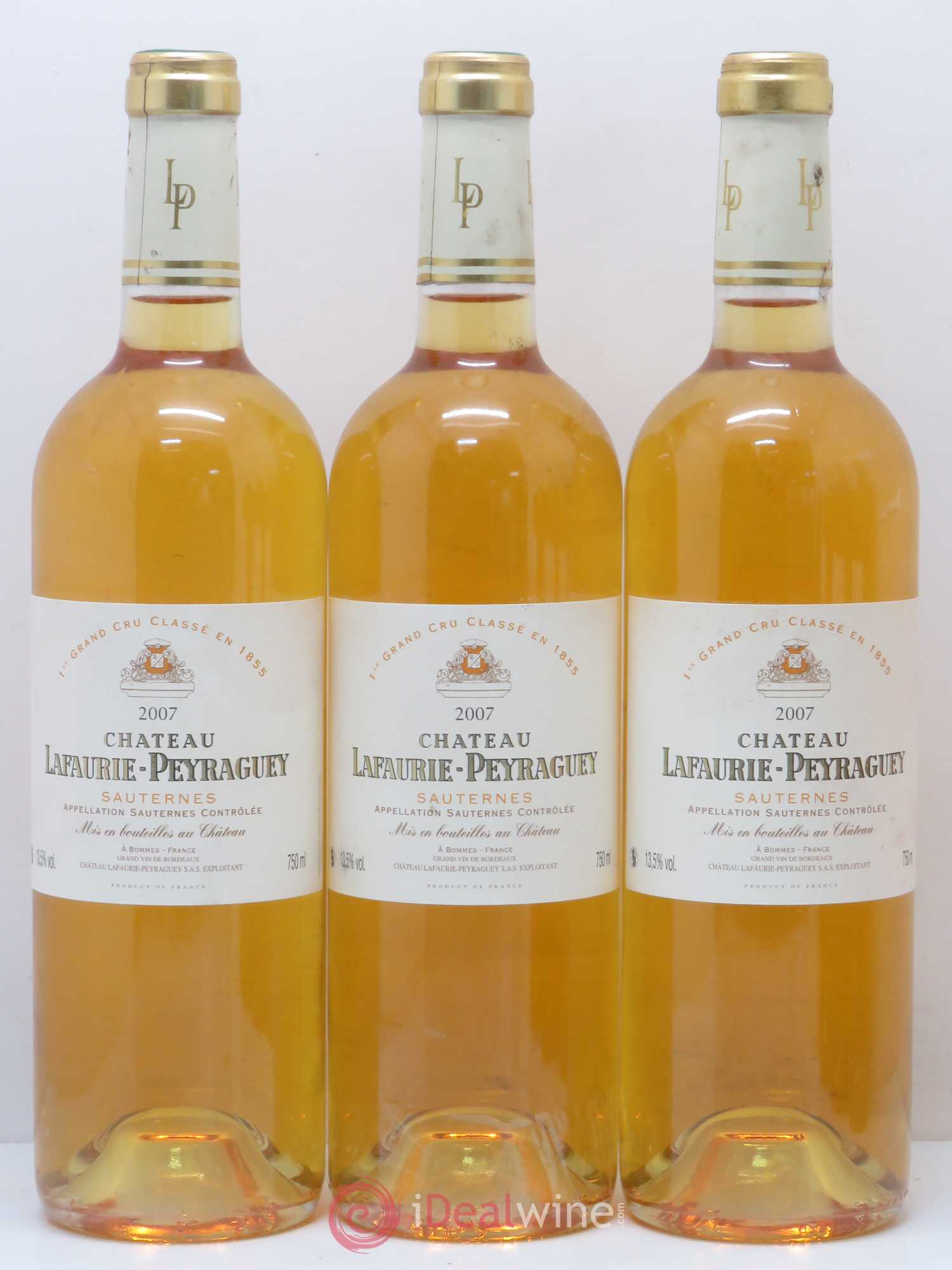 Château Lafaurie-Peyraguey 1er Grand Cru Classé 2007 - Lotto di 6 bottiglie - 1