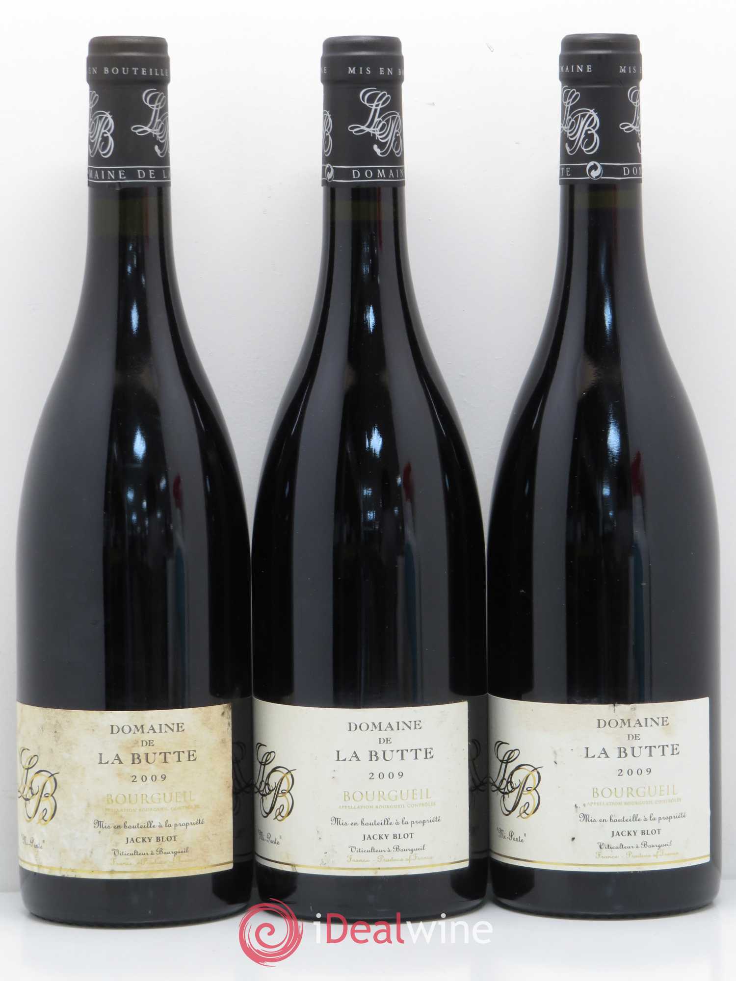 Bourgueil Mi-Pente Domaine de La Butte - Jacky Blot 2009 - Lot de 6 bouteilles - 2