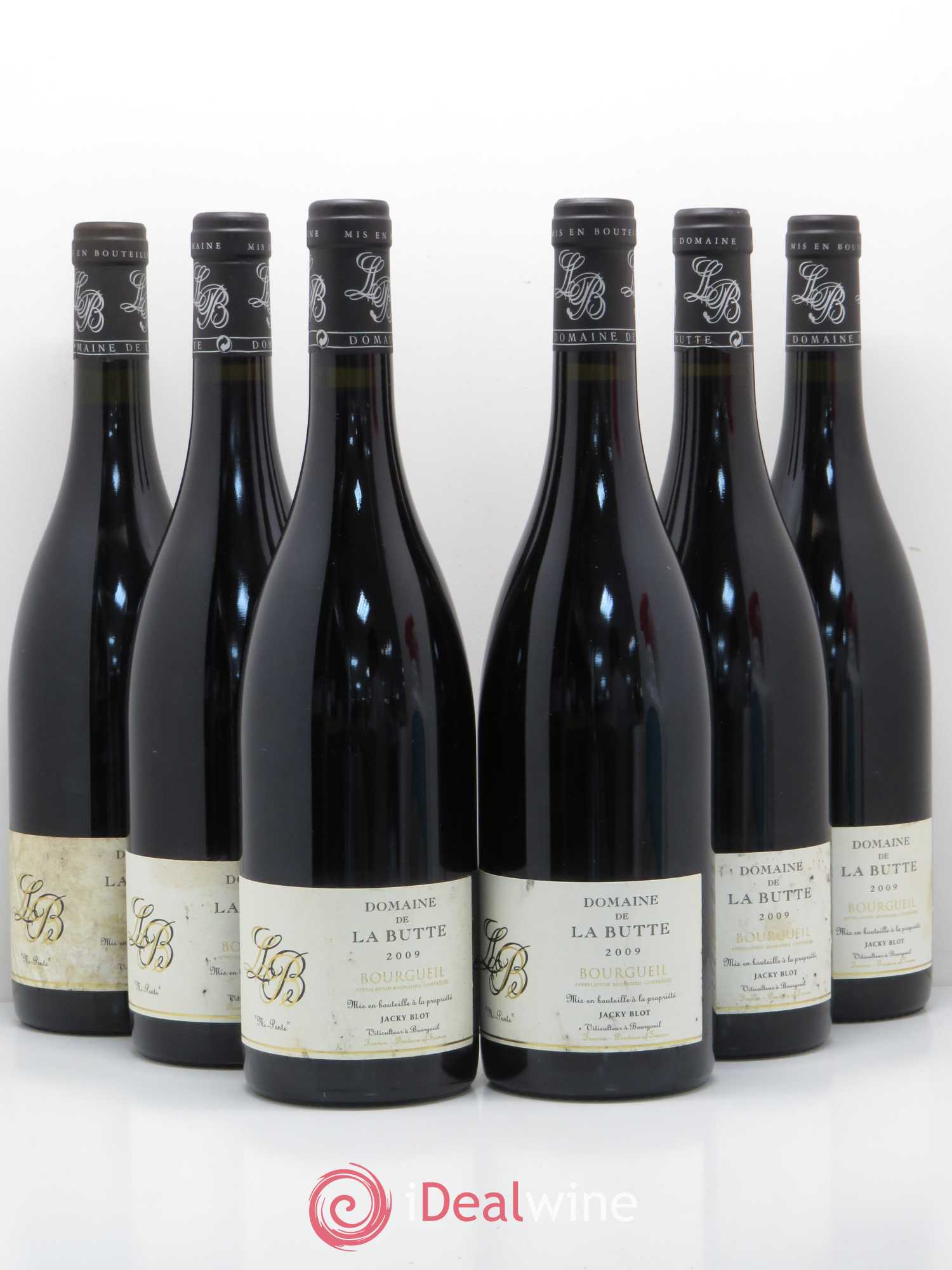 Bourgueil Mi-Pente Domaine de La Butte - Jacky Blot 2009 - Lot de 6 bouteilles - 0
