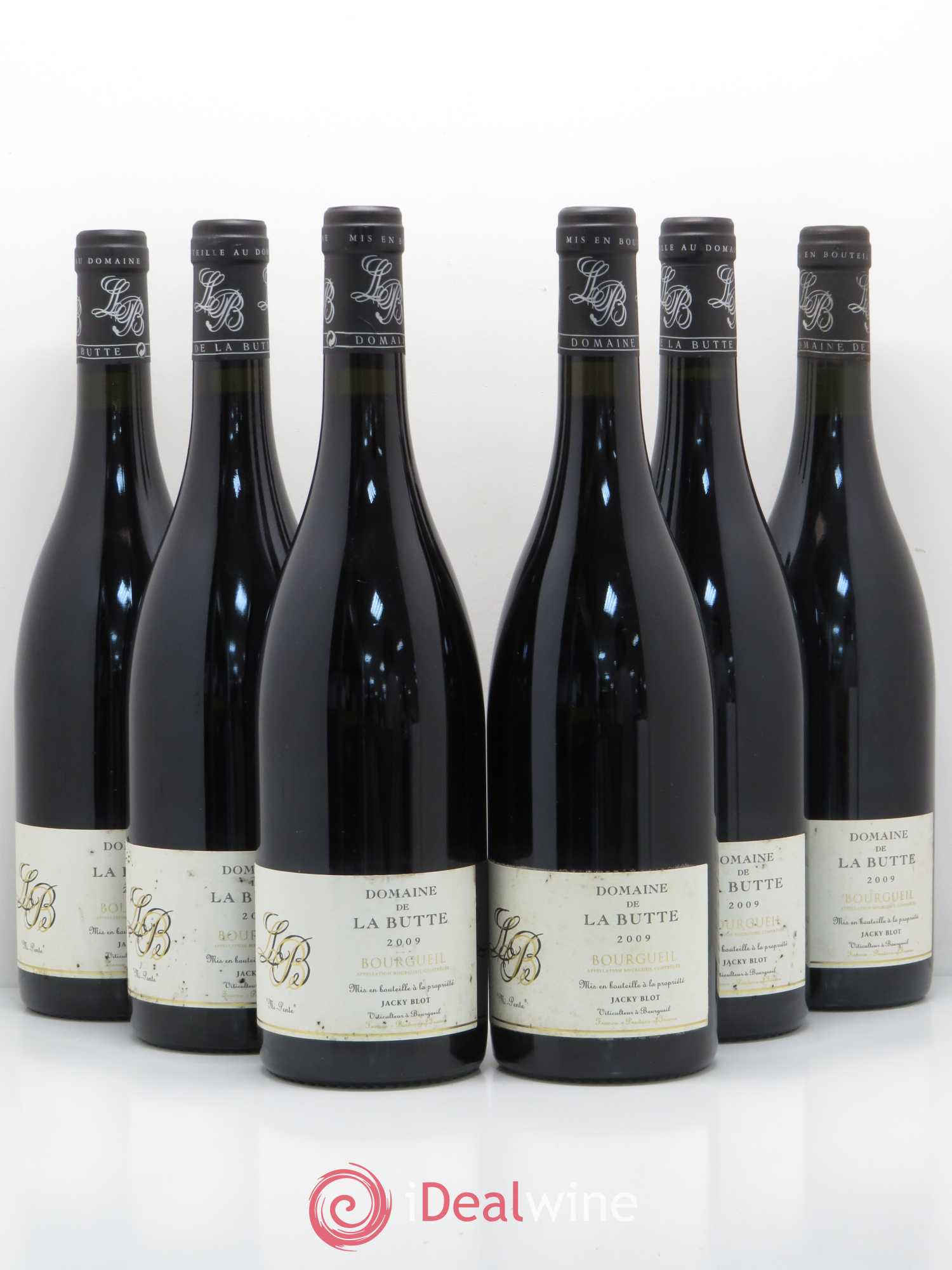 Bourgueil Mi-Pente Domaine de La Butte - Jacky Blot 2009 - Lot de 6 bouteilles - 0