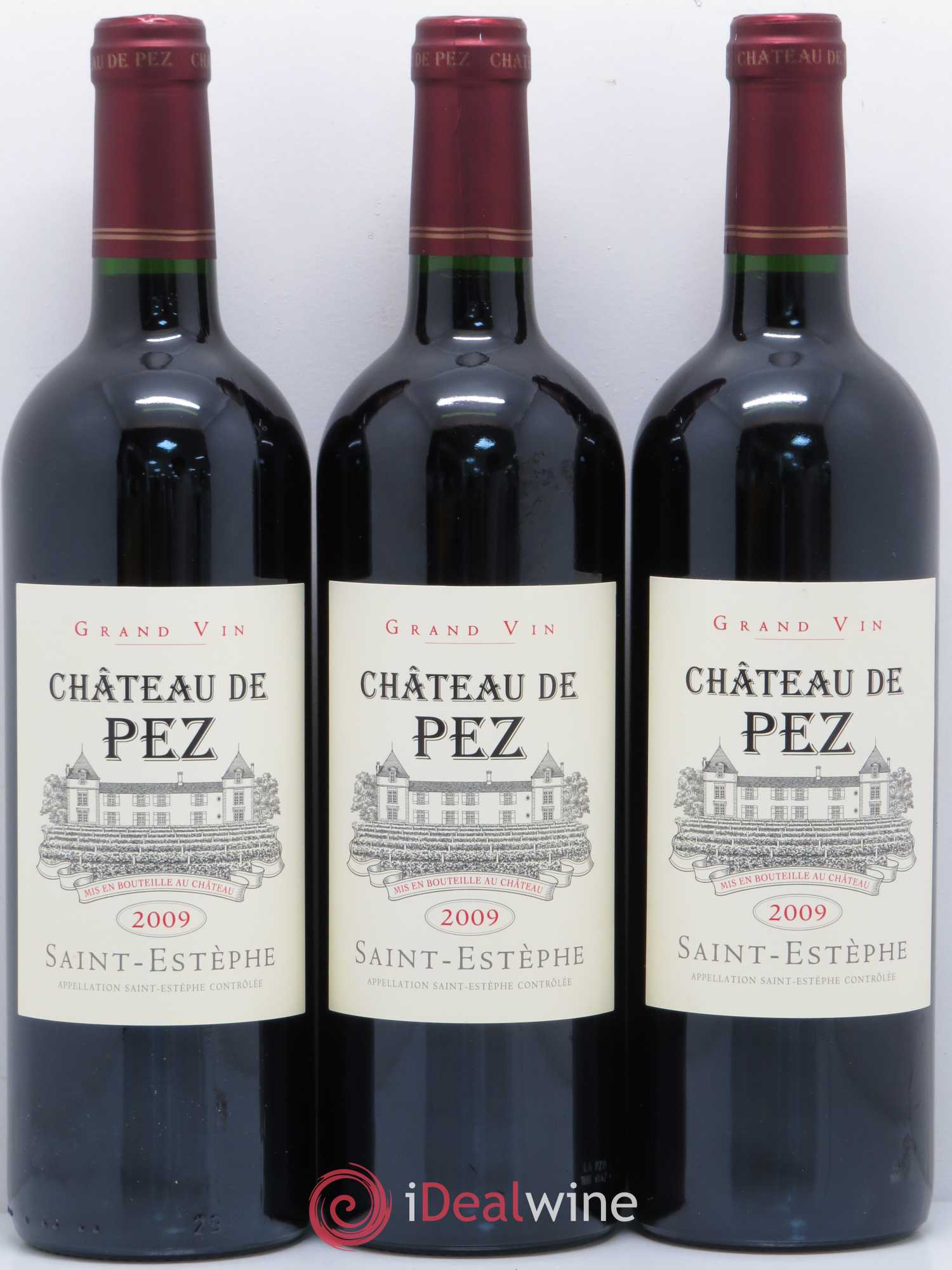 Château de Pez 2009 - Lot de 3 bouteilles - 0