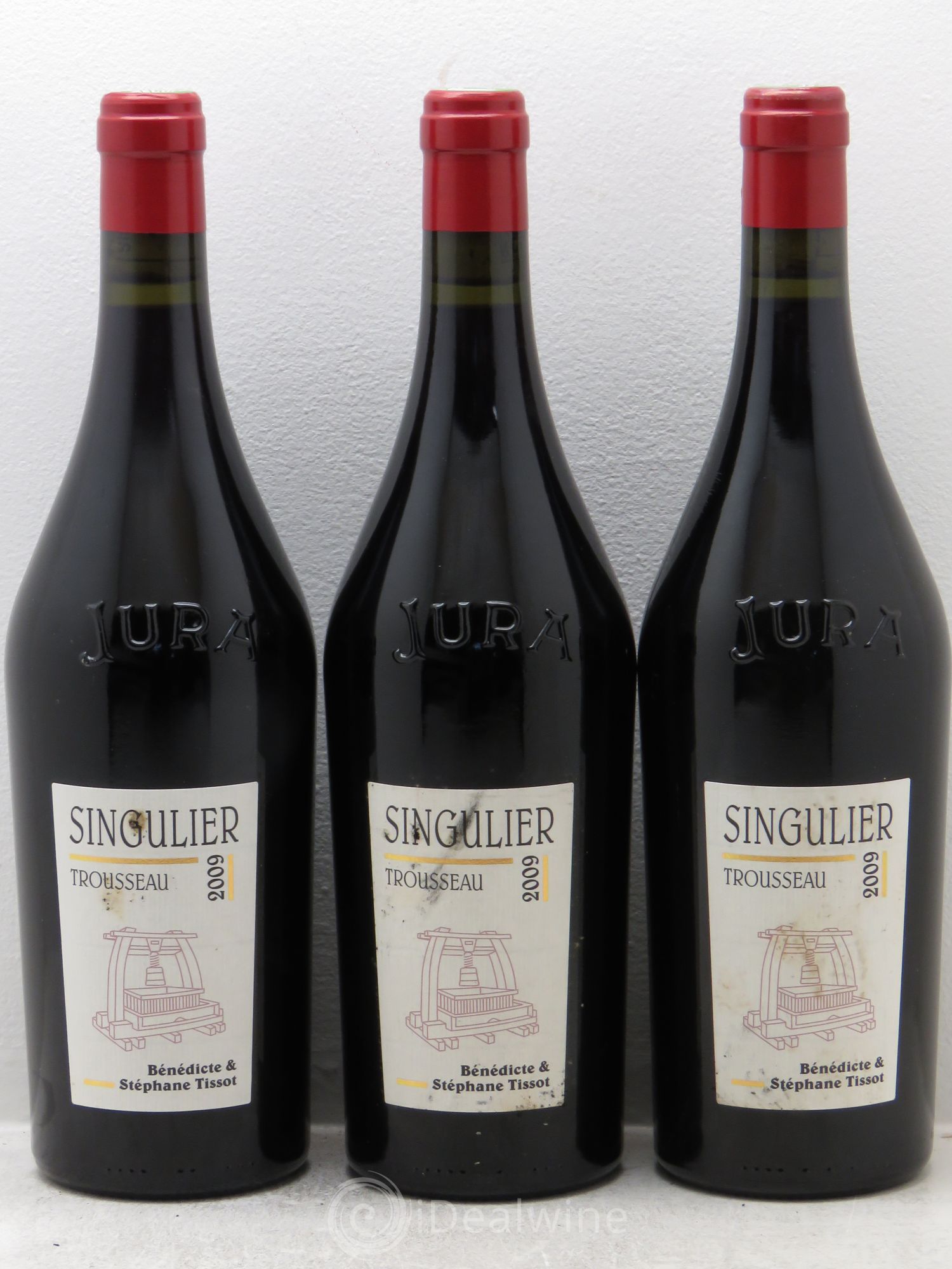 Arbois Trousseau Singulier Bénédicte et Stéphane Tissot 2009 - Lot de 3 bouteilles - 0