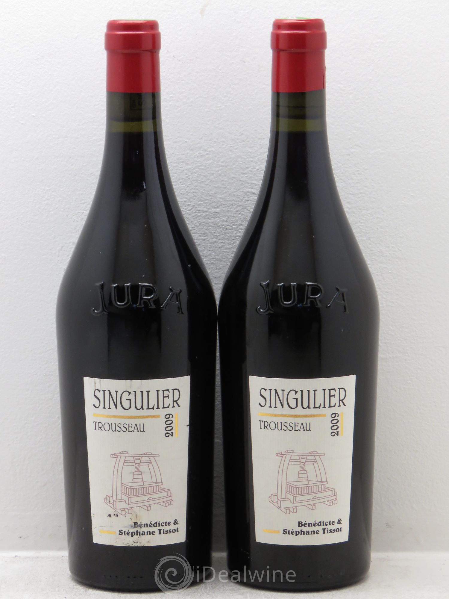 Arbois Trousseau Singulier Bénédicte et Stéphane Tissot 2009 - Lot de 2 bouteilles - 0