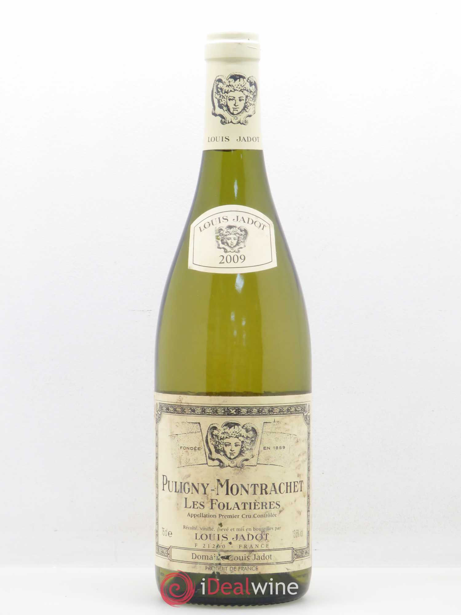 Puligny-Montrachet 1er Cru Les Folatières Domaine Louis Jadot 2009 - Lot de 1 bouteille - 0