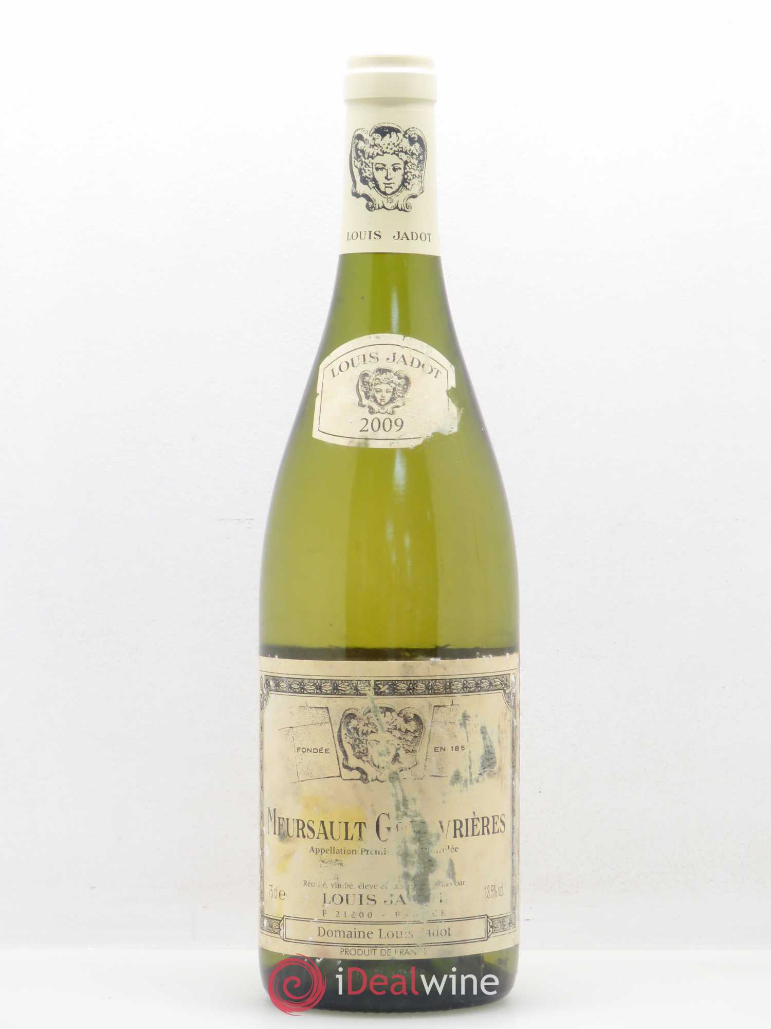 Meursault 1er Cru Les Genevrières Domaine Louis Jadot 2009 - Lot de 1 bouteille - 0