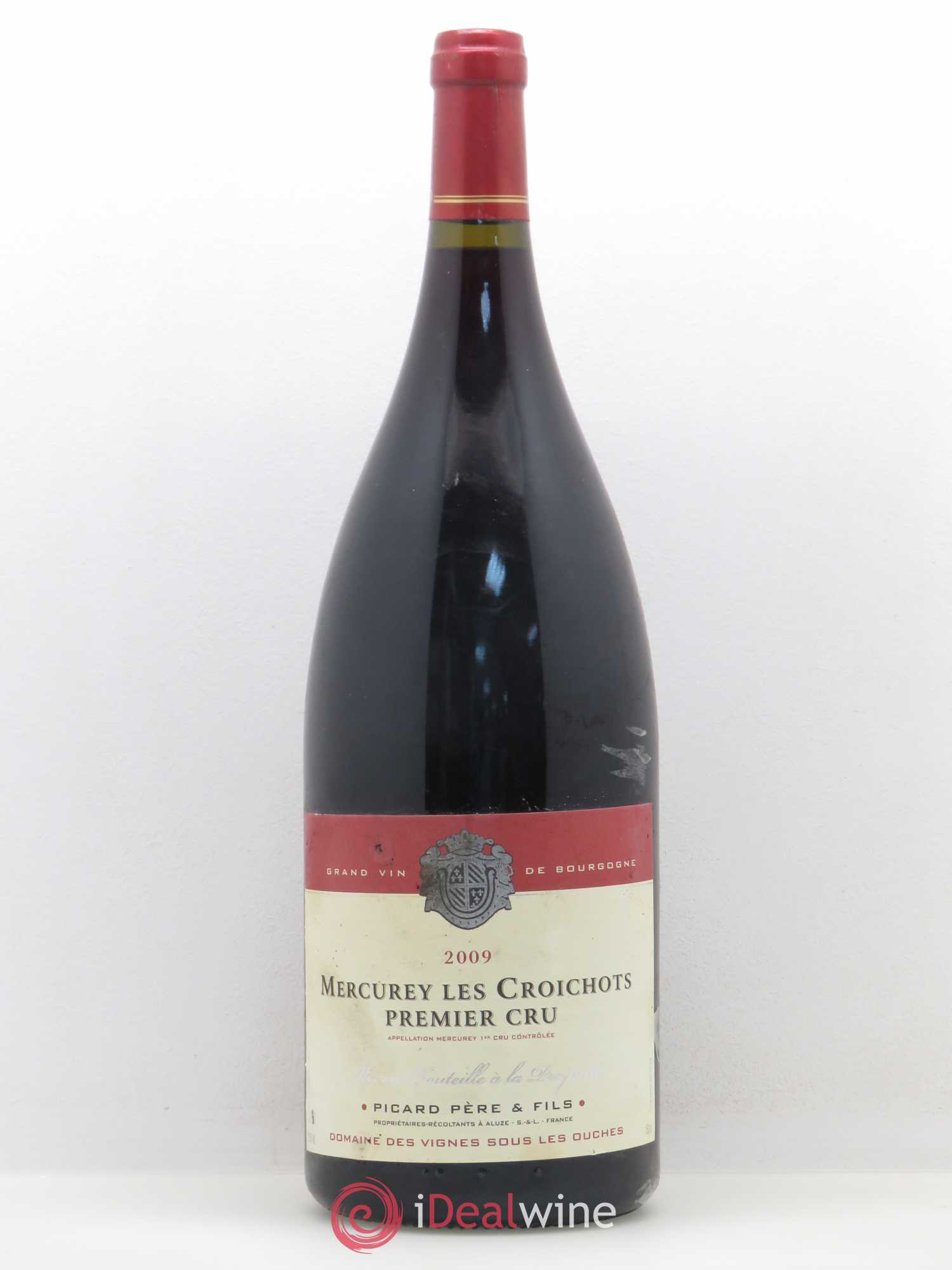 Mercurey 1er Cru Les Croichots Domaine Picard 2009 - Posten von 1 Magnum - 0