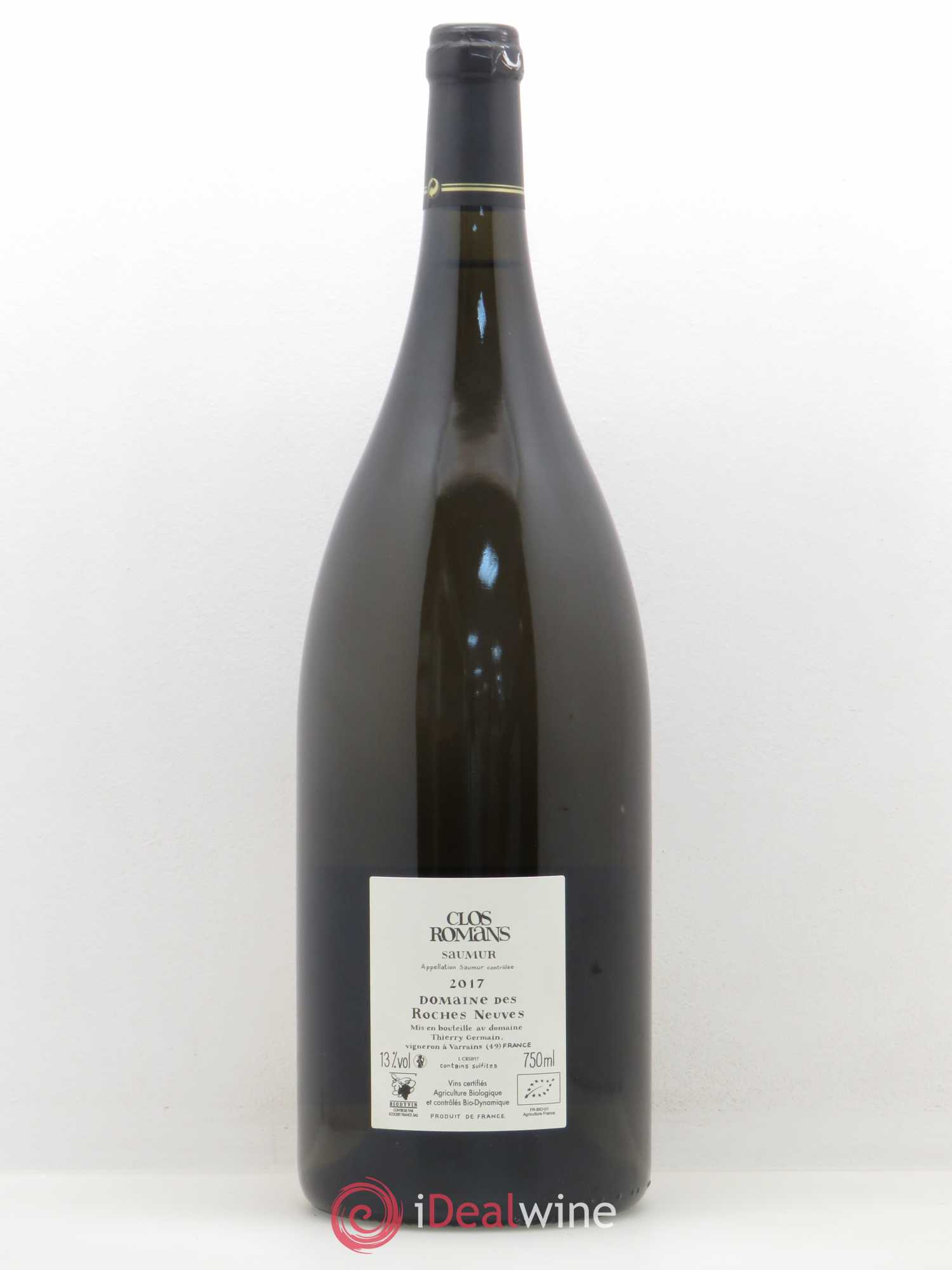 Saumur Clos Romans Domaine des Roches Neuves - Thierry Germain 2017 - Lot de 1 magnum - 1