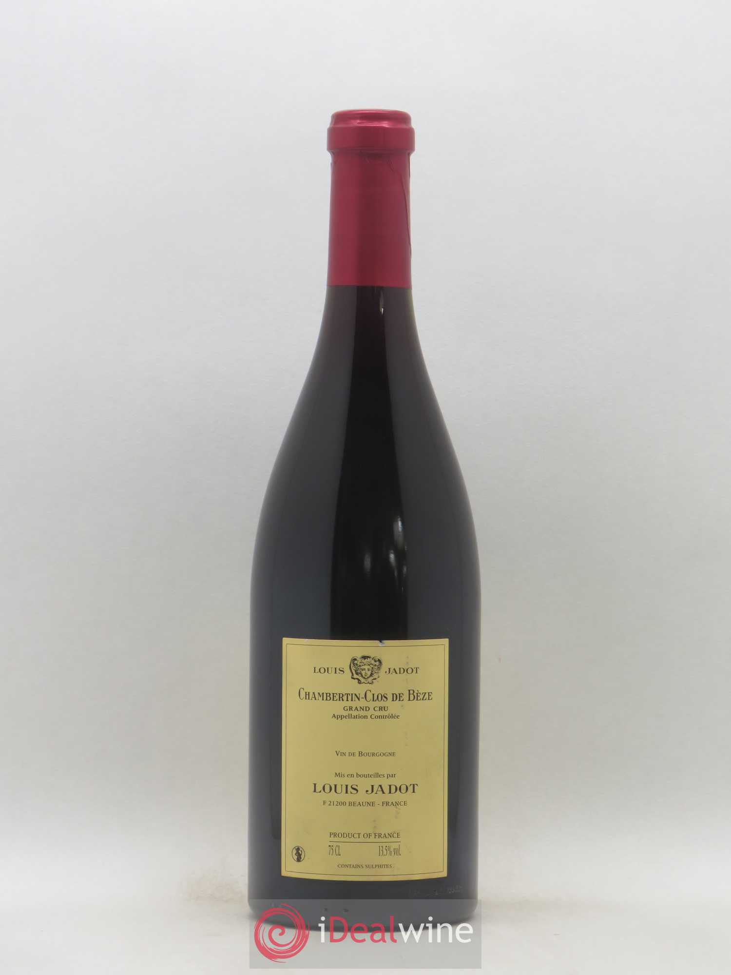 Chambertin Clos de Bèze Grand Cru Domaine Louis Jadot 2010 - Lot de 1 bouteille - 1