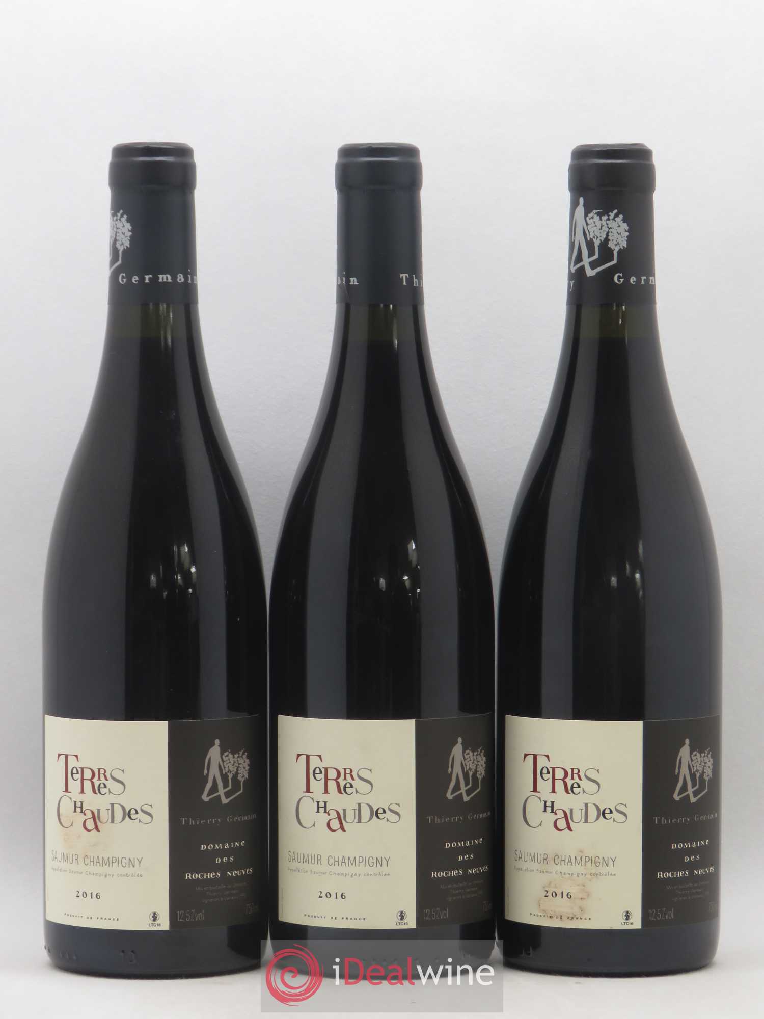 Saumur-Champigny Terres Chaudes Domaine des Roches Neuves - Thierry Germain 2016 - Lot de 3 bouteilles - 0