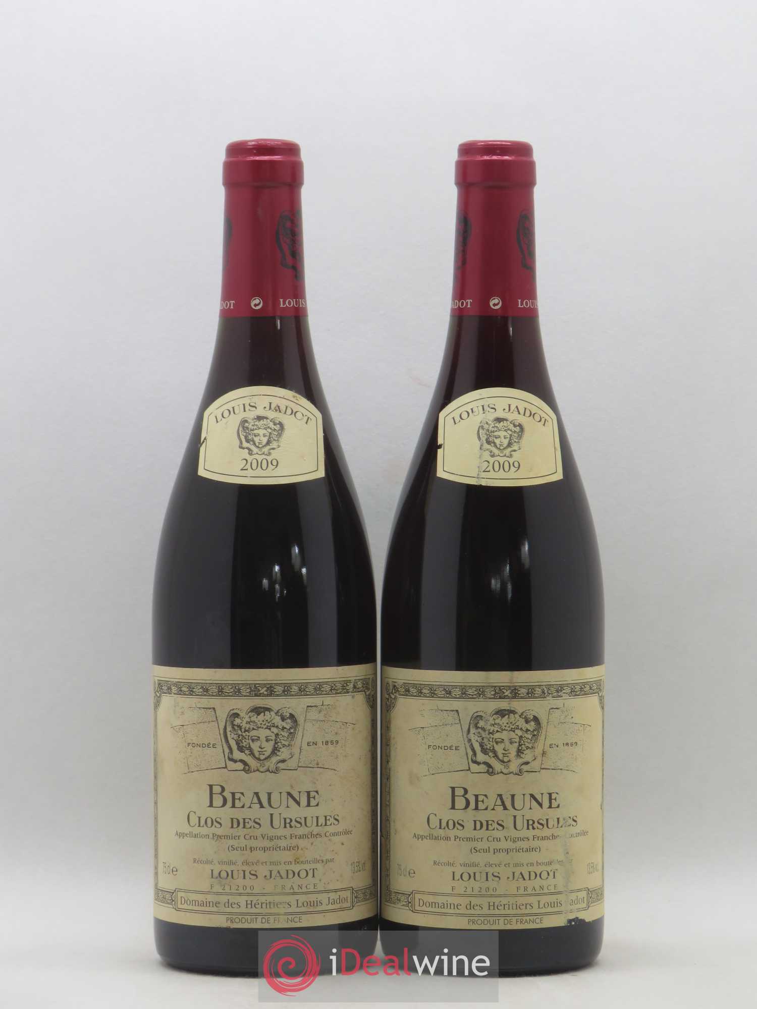 Beaune 1er Cru Clos des Ursules Maison Louis Jadot 2009 - Lot de 2 bouteilles - 0