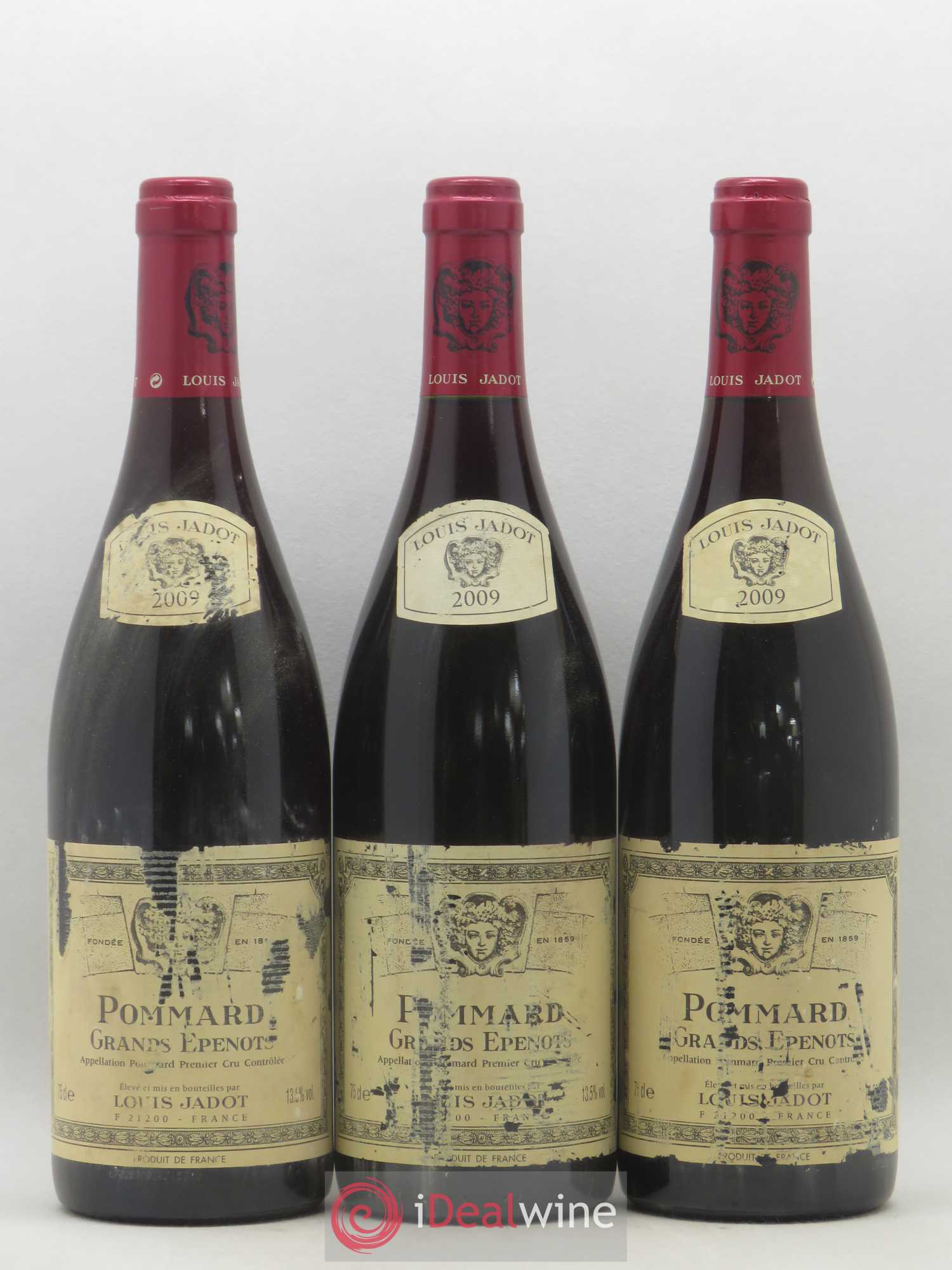 Pommard 1er Cru Les Grands Epenots Maison Louis Jadot 2009 - Lot de 3 bouteilles - 0