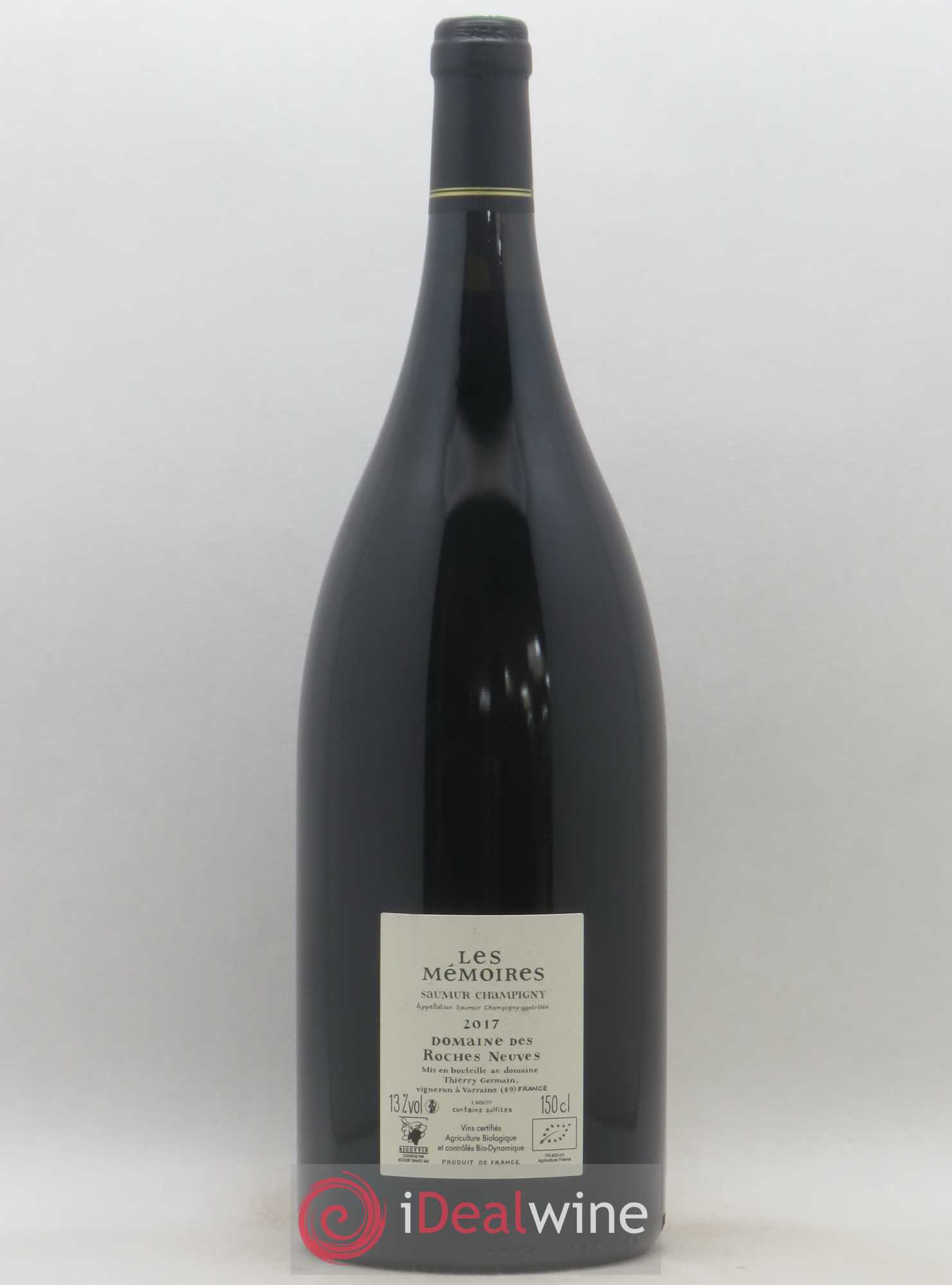 Saumur-Champigny Les Mémoires Domaine des Roches Neuves - Thierry Germain 2017 - Lot de 1 magnum - 1