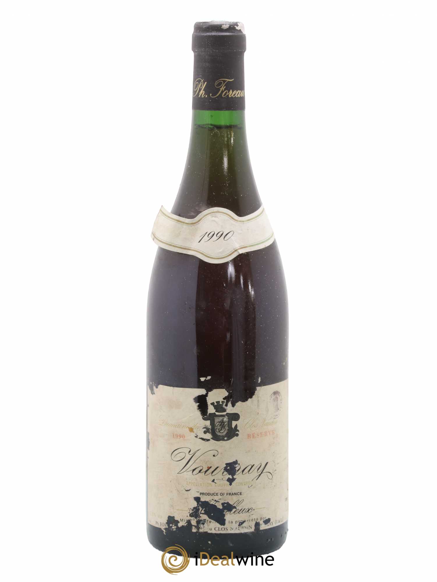 Vouvray Moelleux Réserve Clos Naudin - Philippe Foreau 1990 - Lotto di 1 bottiglia - 0