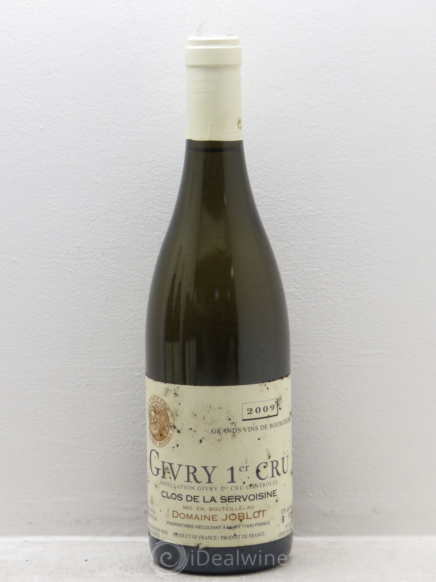 Givry 1er Cru Servoisine Joblot (Domaine) 2009 - Lot de 12 bouteilles - 0