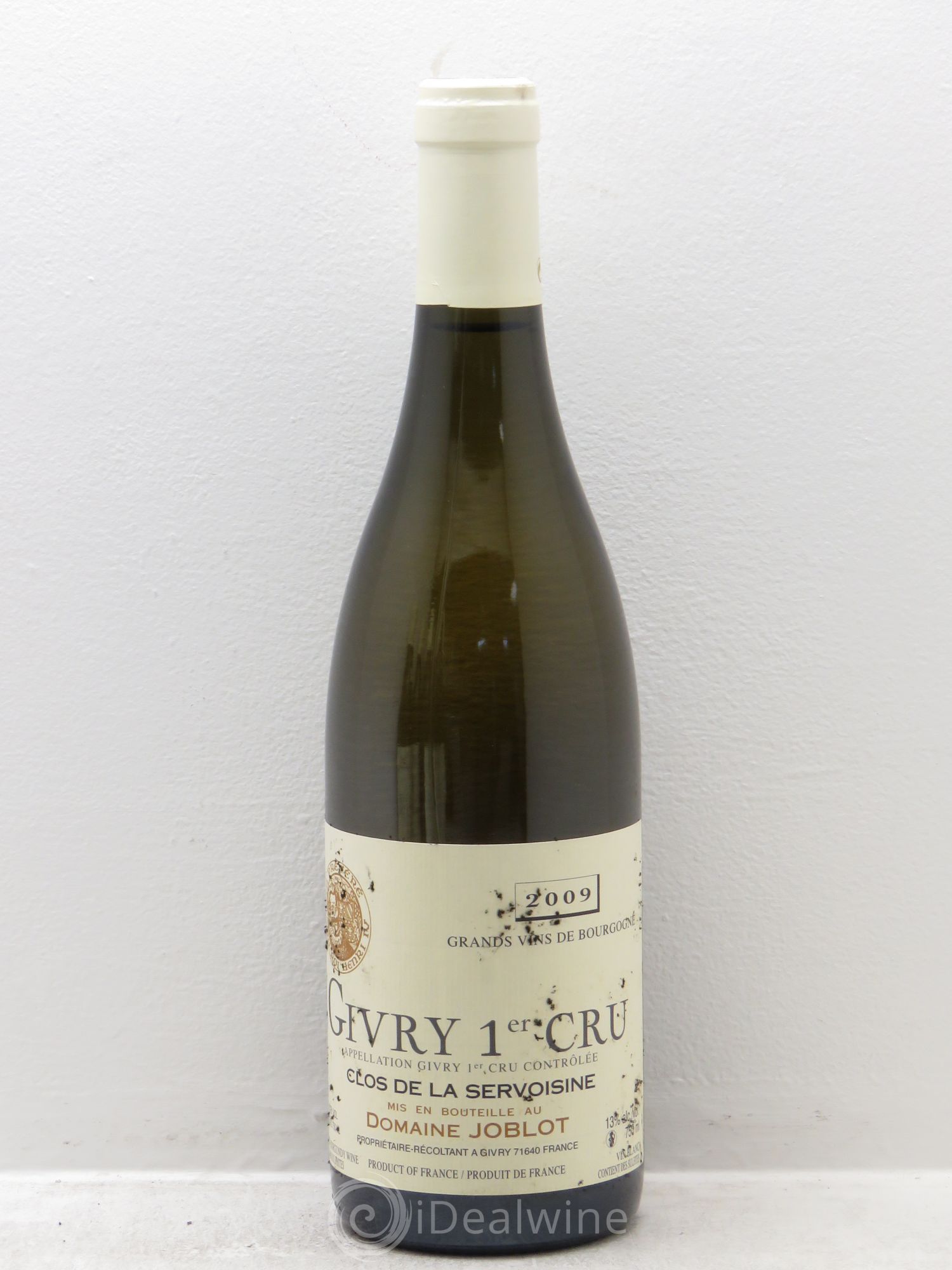 Givry 1er Cru Servoisine Joblot (Domaine) 2009 - Lot de 6 bouteilles - 0