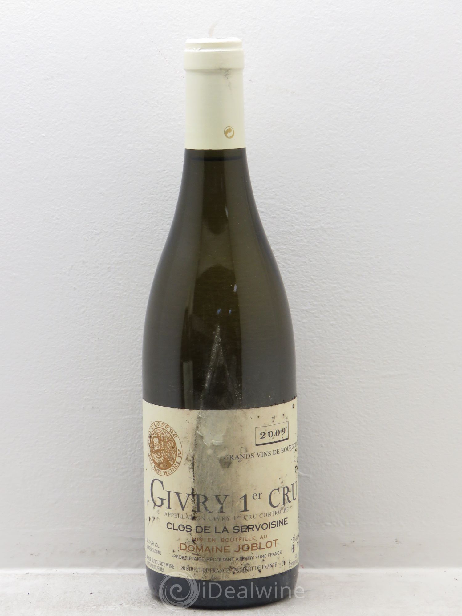 Givry 1er Cru Servoisine Joblot (Domaine) 2009 - Lot de 6 bouteilles - 0