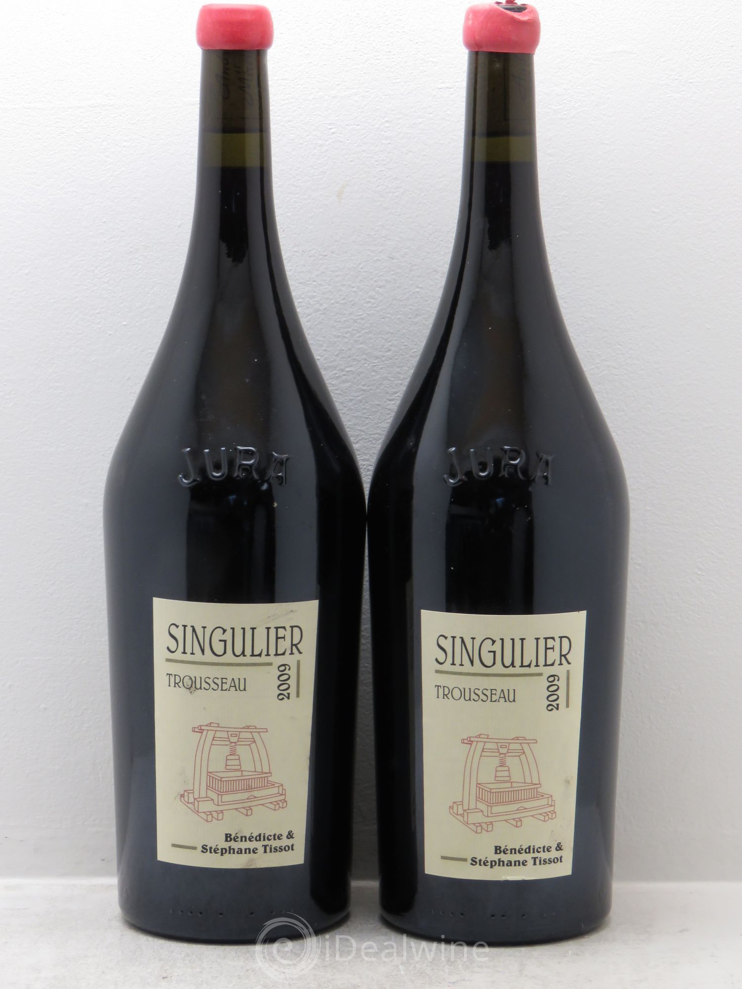 Arbois Trousseau Singulier Bénédicte et Stéphane Tissot 2009 - Lot de 2 magnums - 0