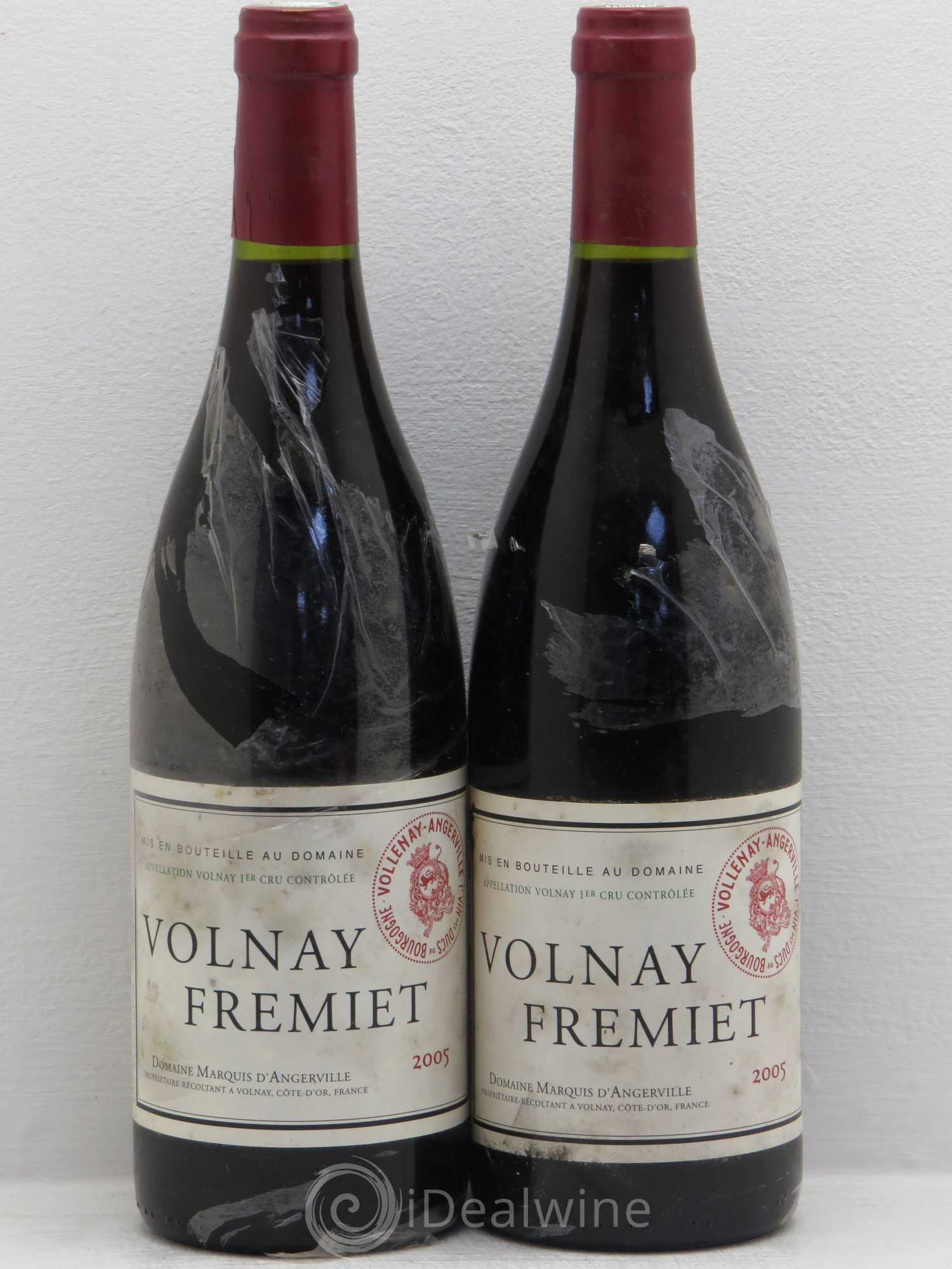 Volnay 1er Cru Frémiet Marquis d'Angerville (Domaine) 2005 - Lot de 2 bouteilles - 0