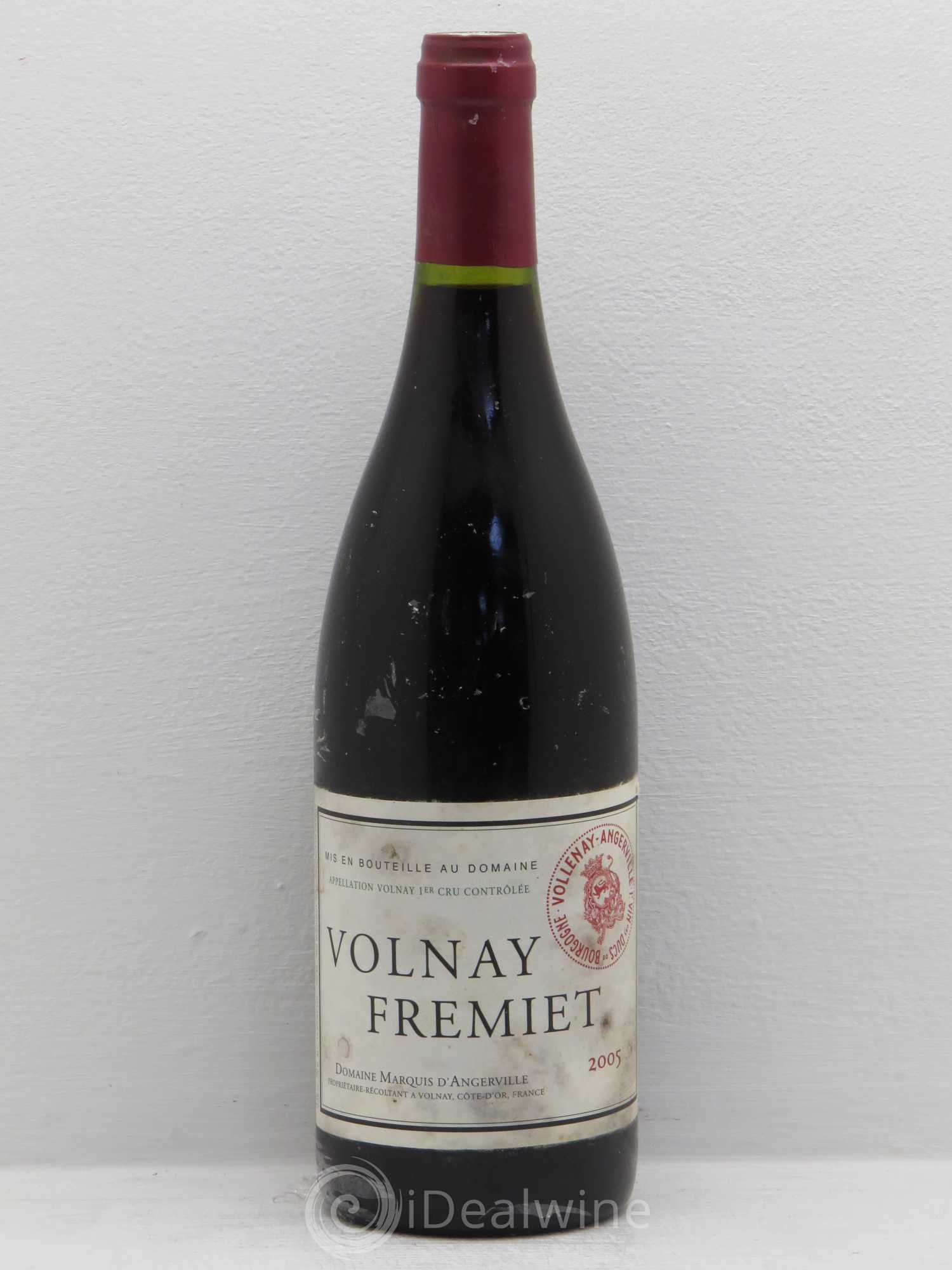 Volnay 1er Cru Frémiet Marquis d'Angerville (Domaine) 2005 - Lot de 1 bouteille - 0